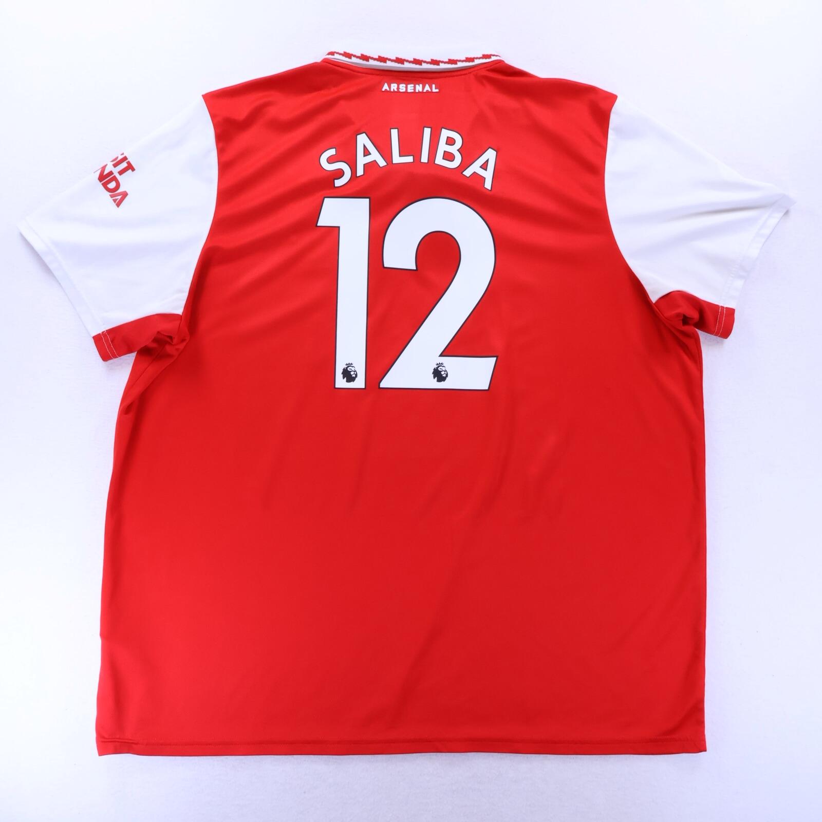 Arsenal Saliba #12 2022/23 Home Shirt - 3XL