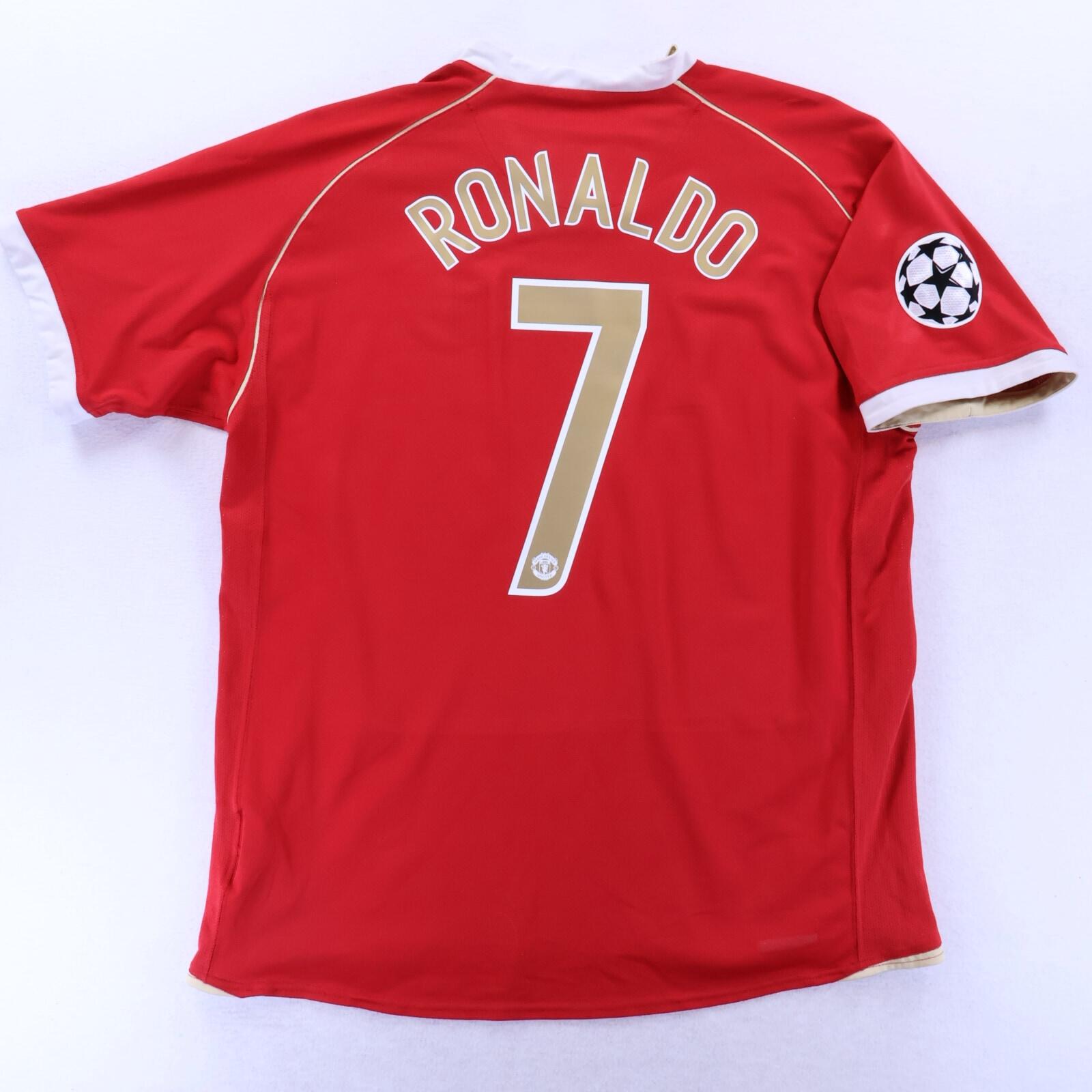 *MINT* Manchester United Ronaldo #7 2006/07 Home Shirt - L