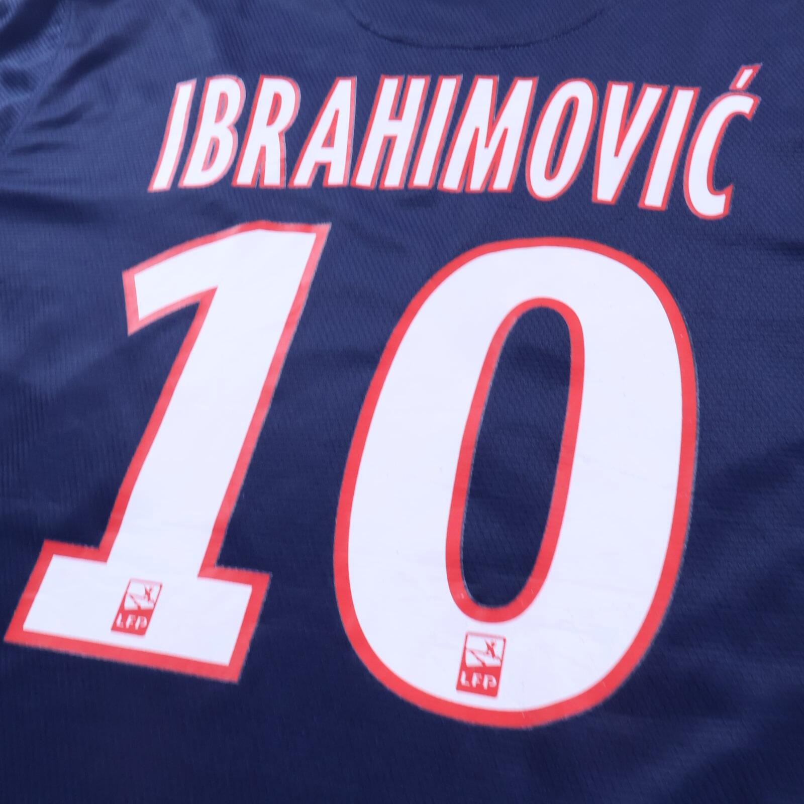 Paris Saint-Germain F.C Ibrahimović #10 2013/14 Home Shirt - M