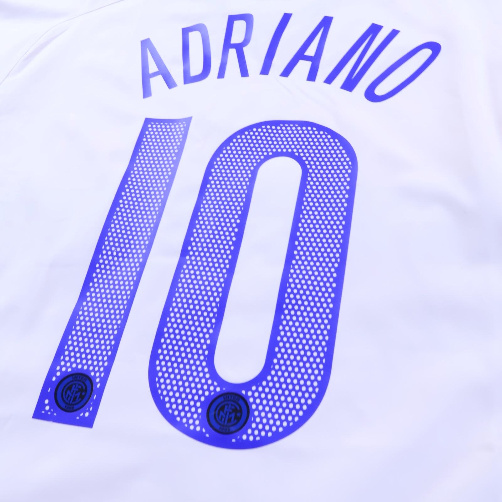 Inter Milan Adriano #10 2005/06 Away Shirt - XL