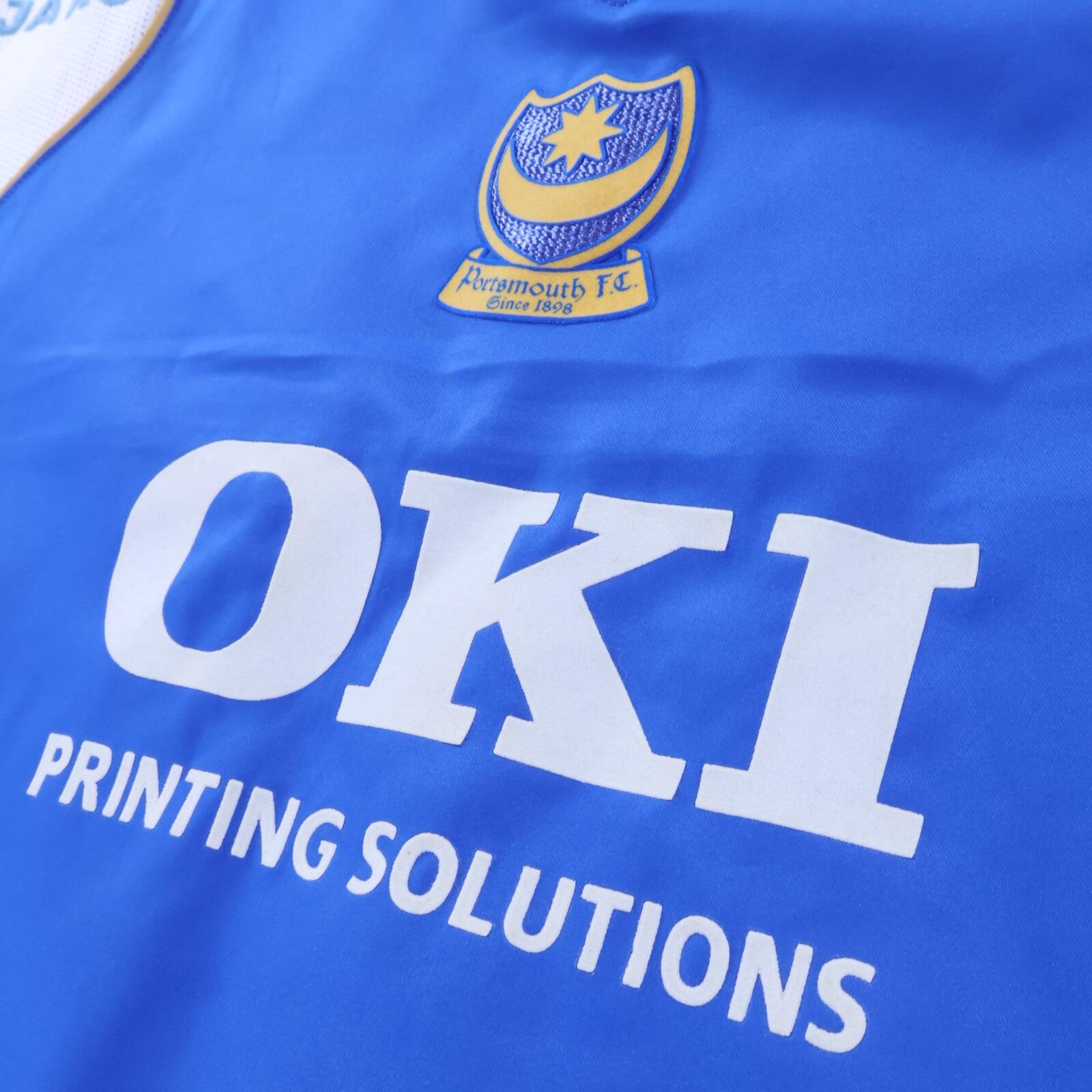 Portsmouth F.C Kanu #27 2006/07 Home Shirt - 2XL