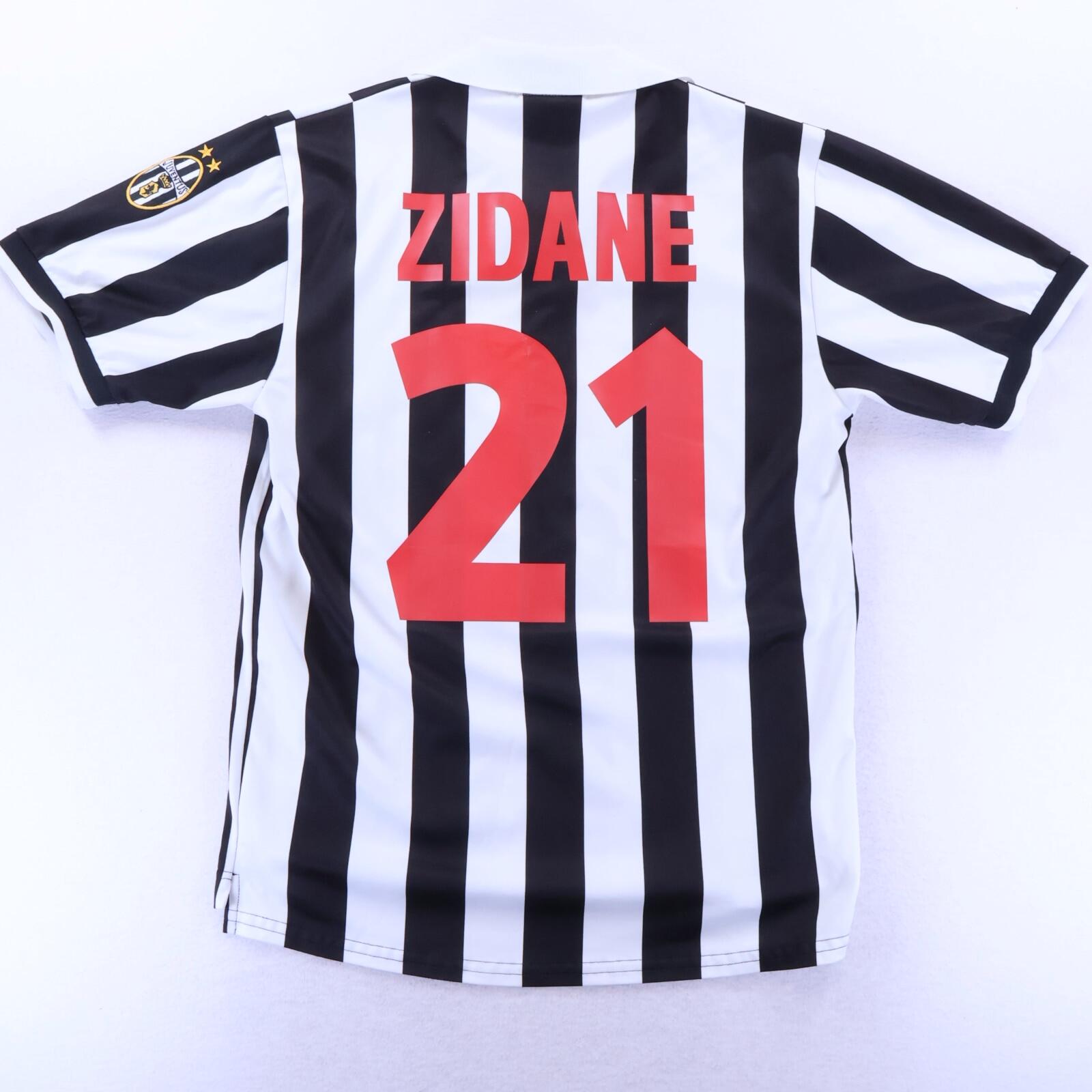 Juventus Zidane #21 1998/99 Home Shirt - M