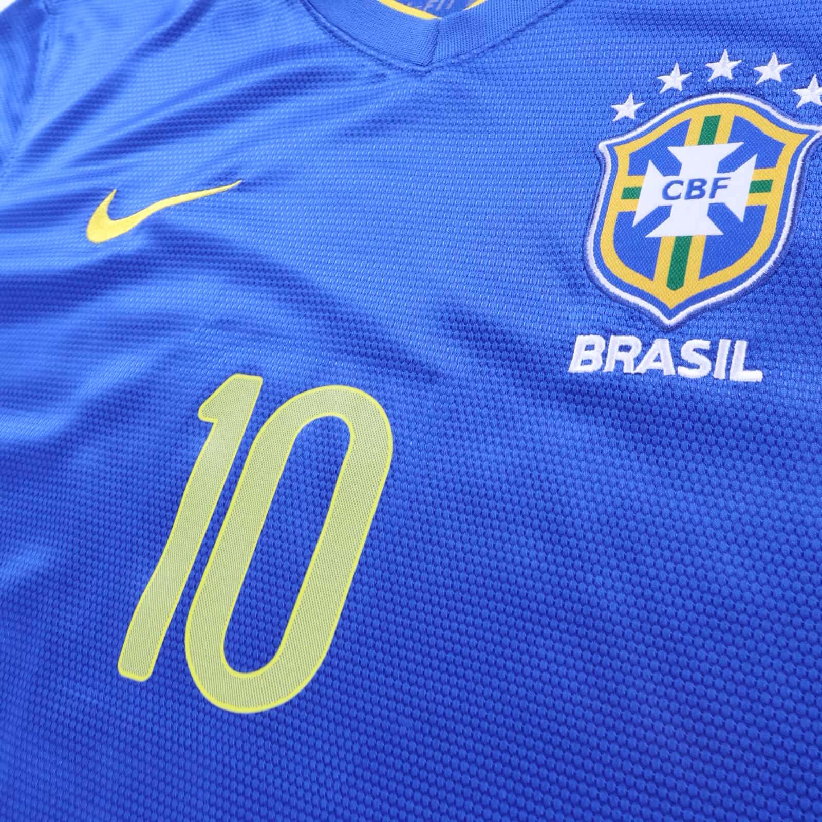 *MINT* Brazil Ronaldinho #10 2012/13 Away Shirt - M