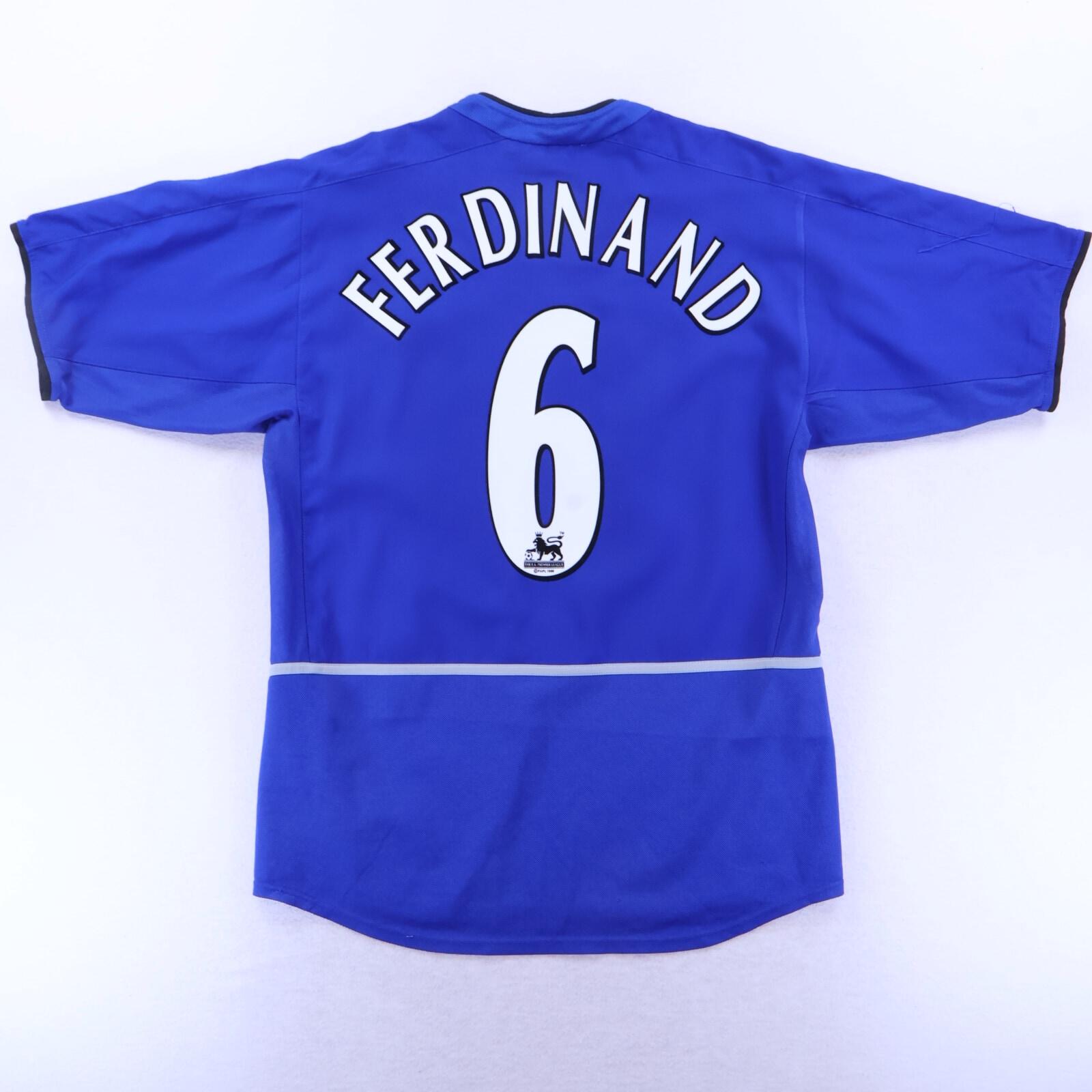 *MINT* Manchester United Ferdinand #6 2002/03 Third Shirt - M