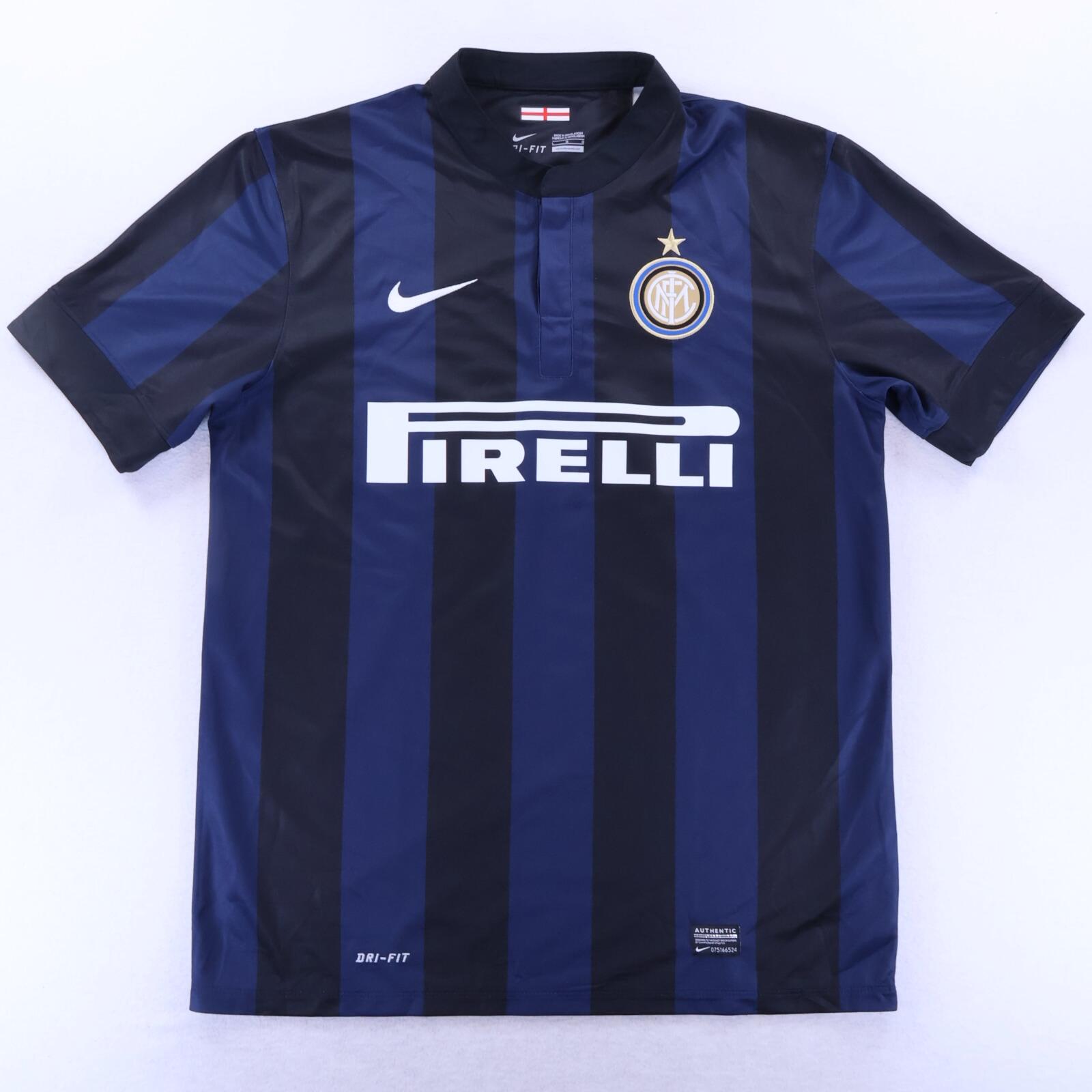 *MINT* Inter Milan Milito #22 2013/14 Home Shirt - L