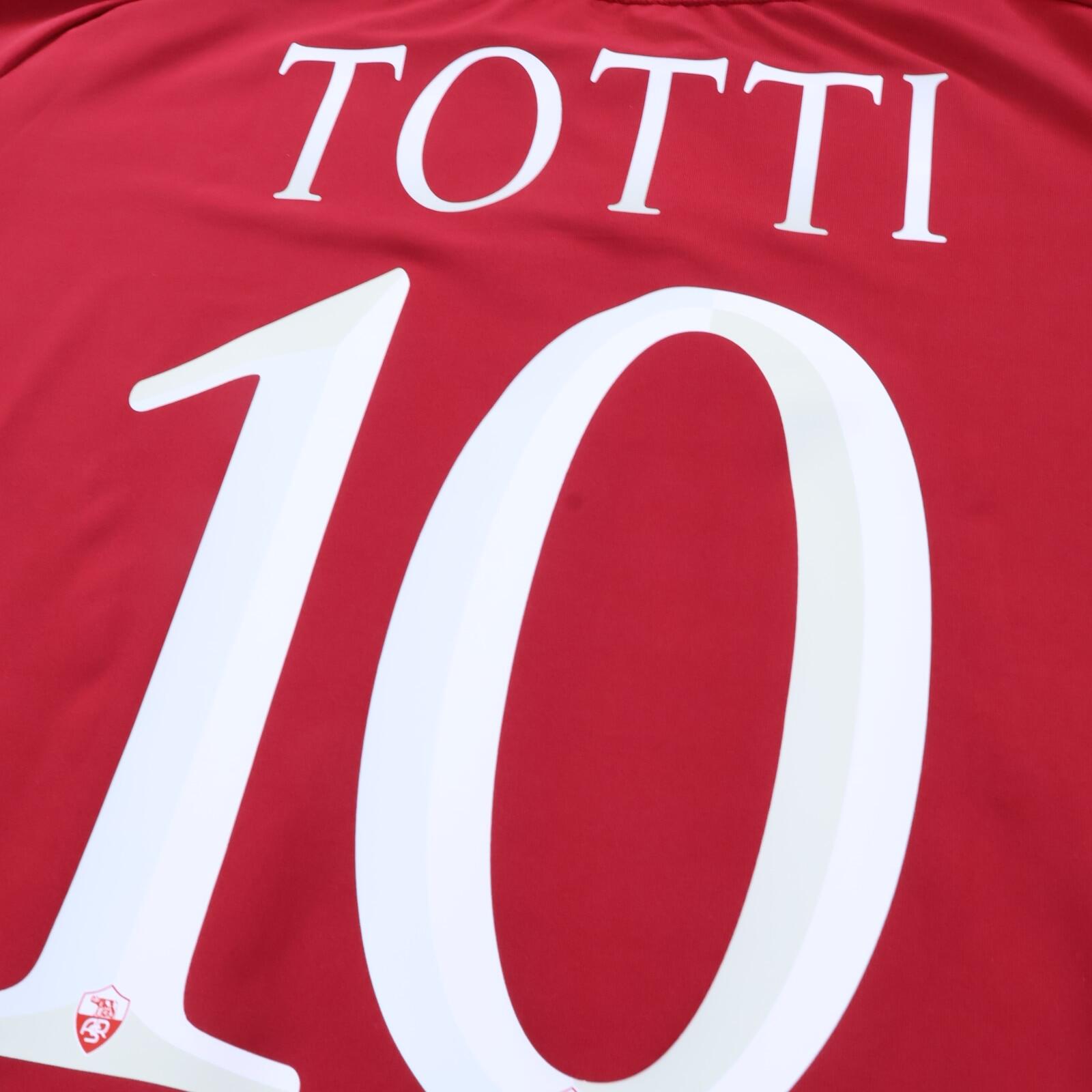 *MINT* As Roma Totti #10 2006/07 Home Shirt - XL