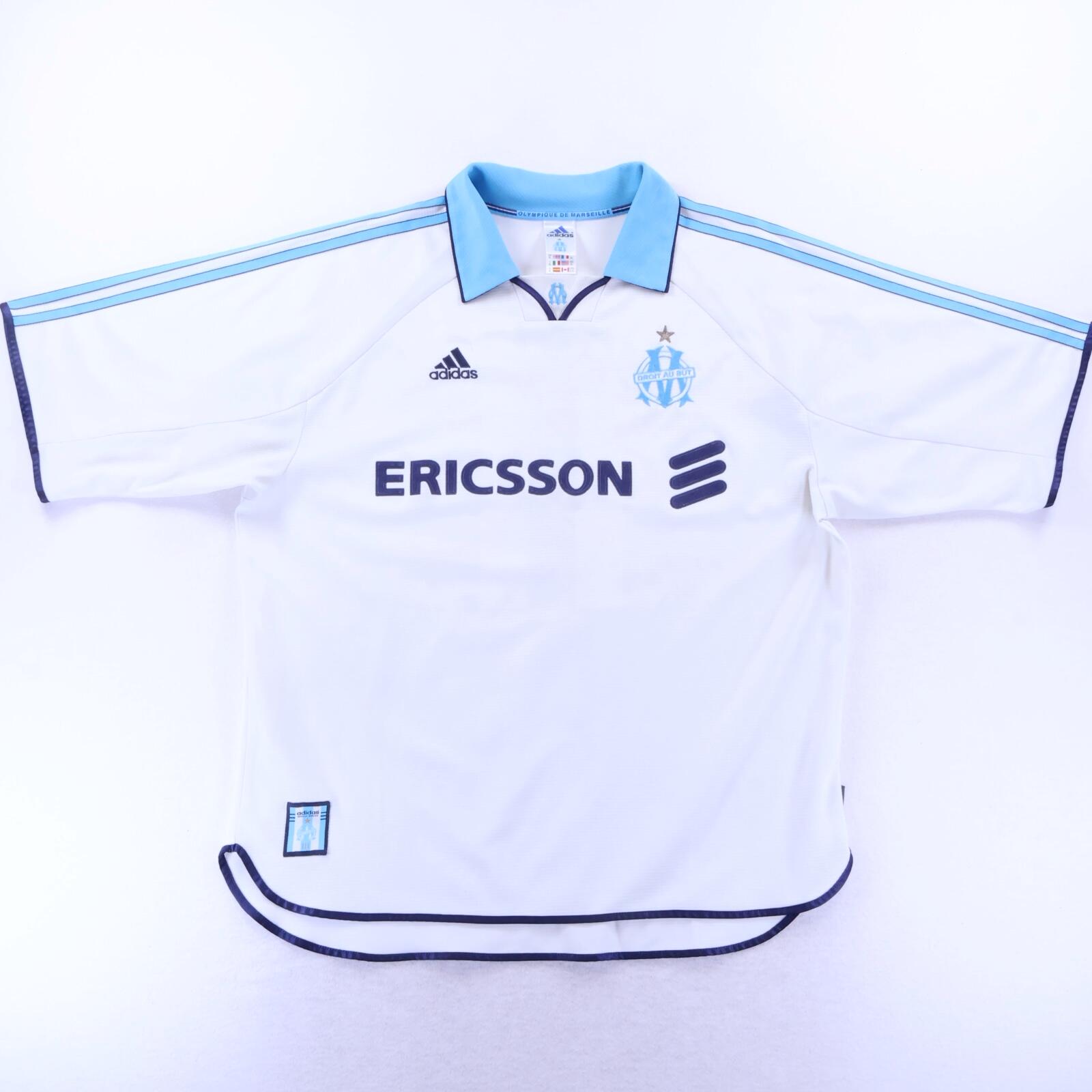 Marseille Ravanelli #11 1999/00 Home Shirt - XL