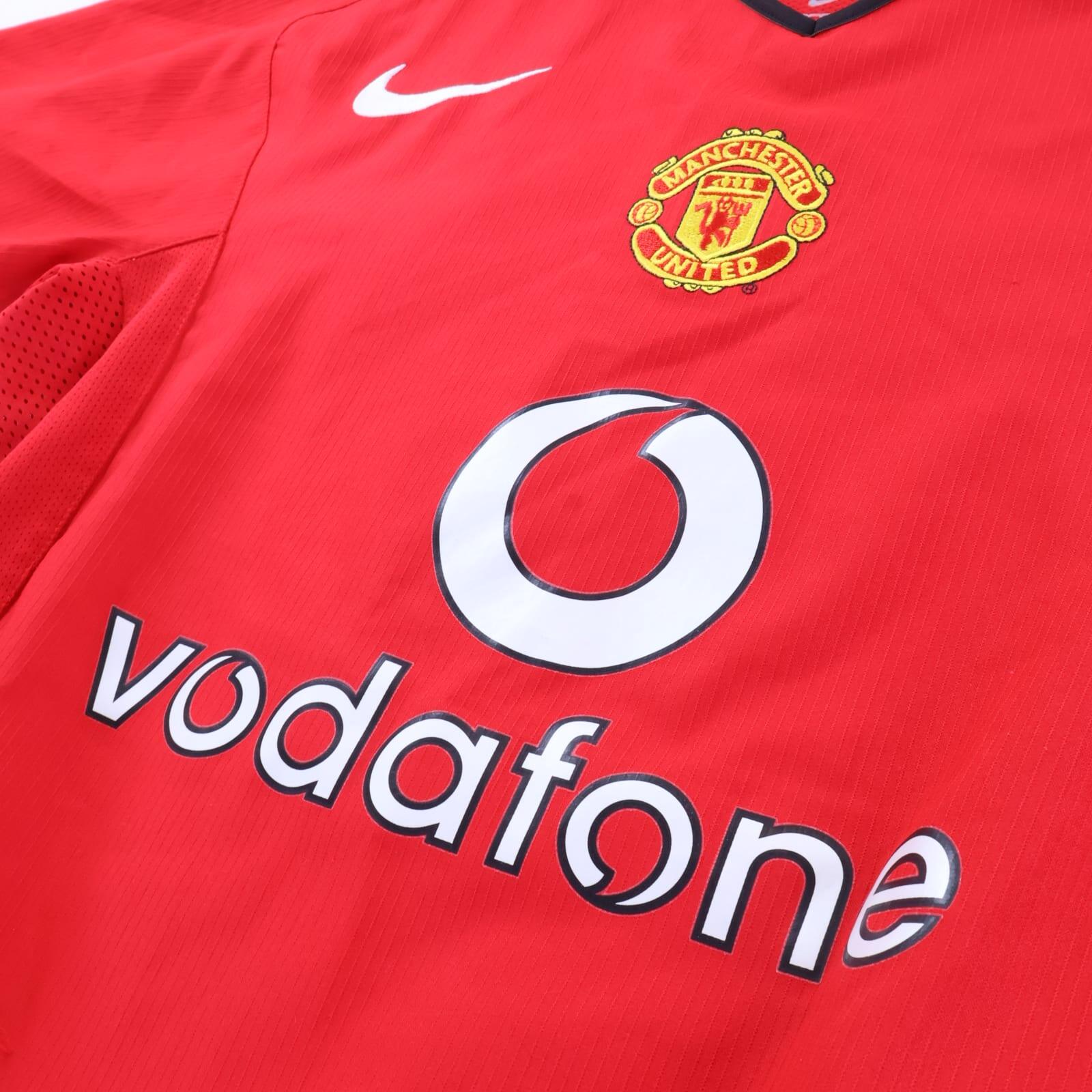 Manchester United Smith #14 2004/06 Home Shirt - M