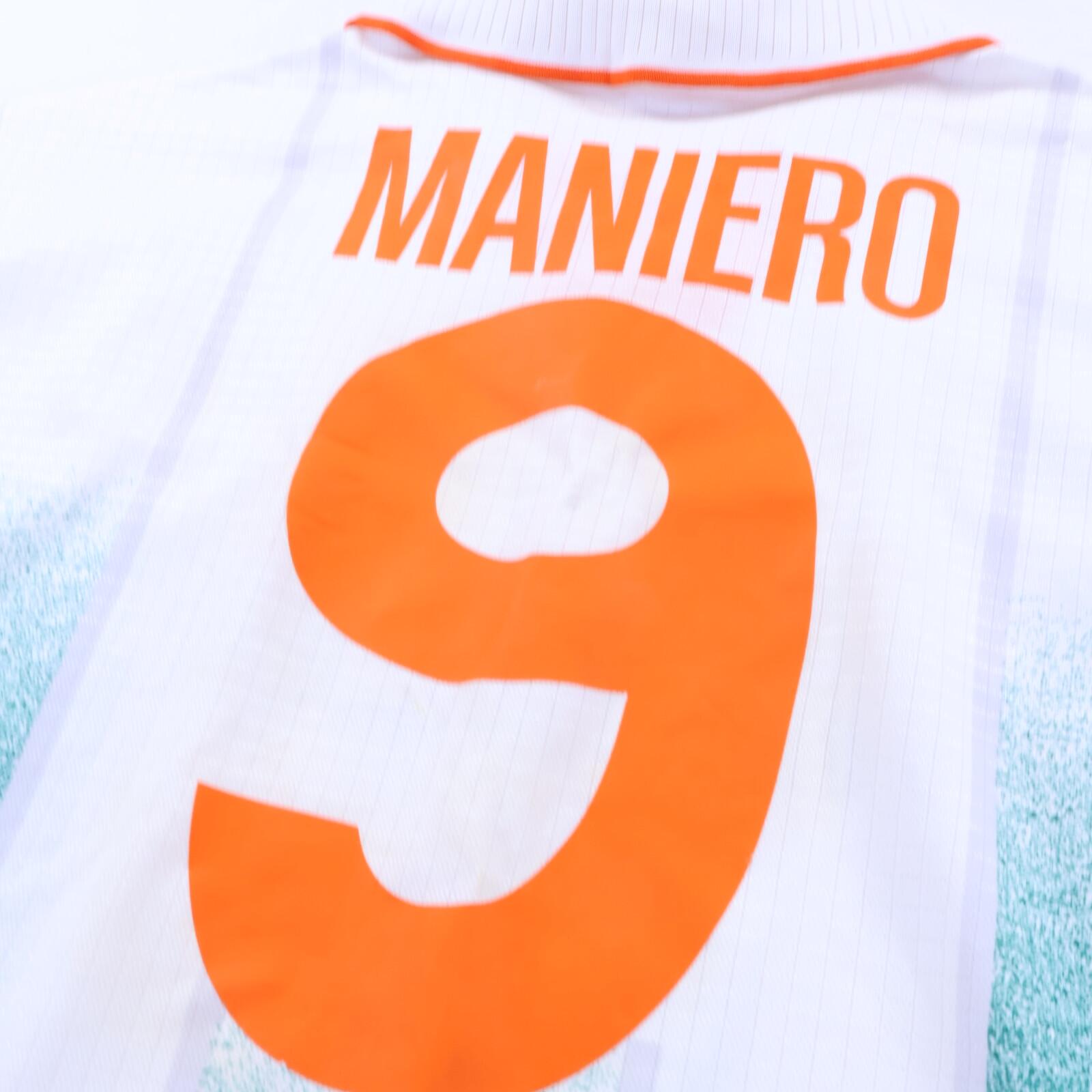 Venezia Fc Maniero #9 1999/00 Away Shirt - L