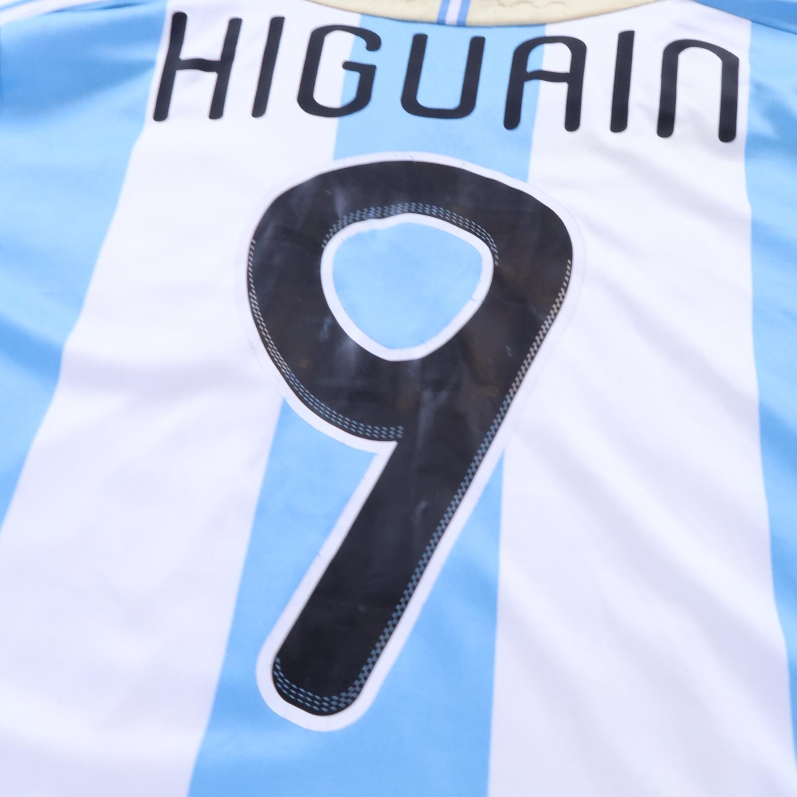 Argentina Higuain #9 2011/13 Home Shirt - M