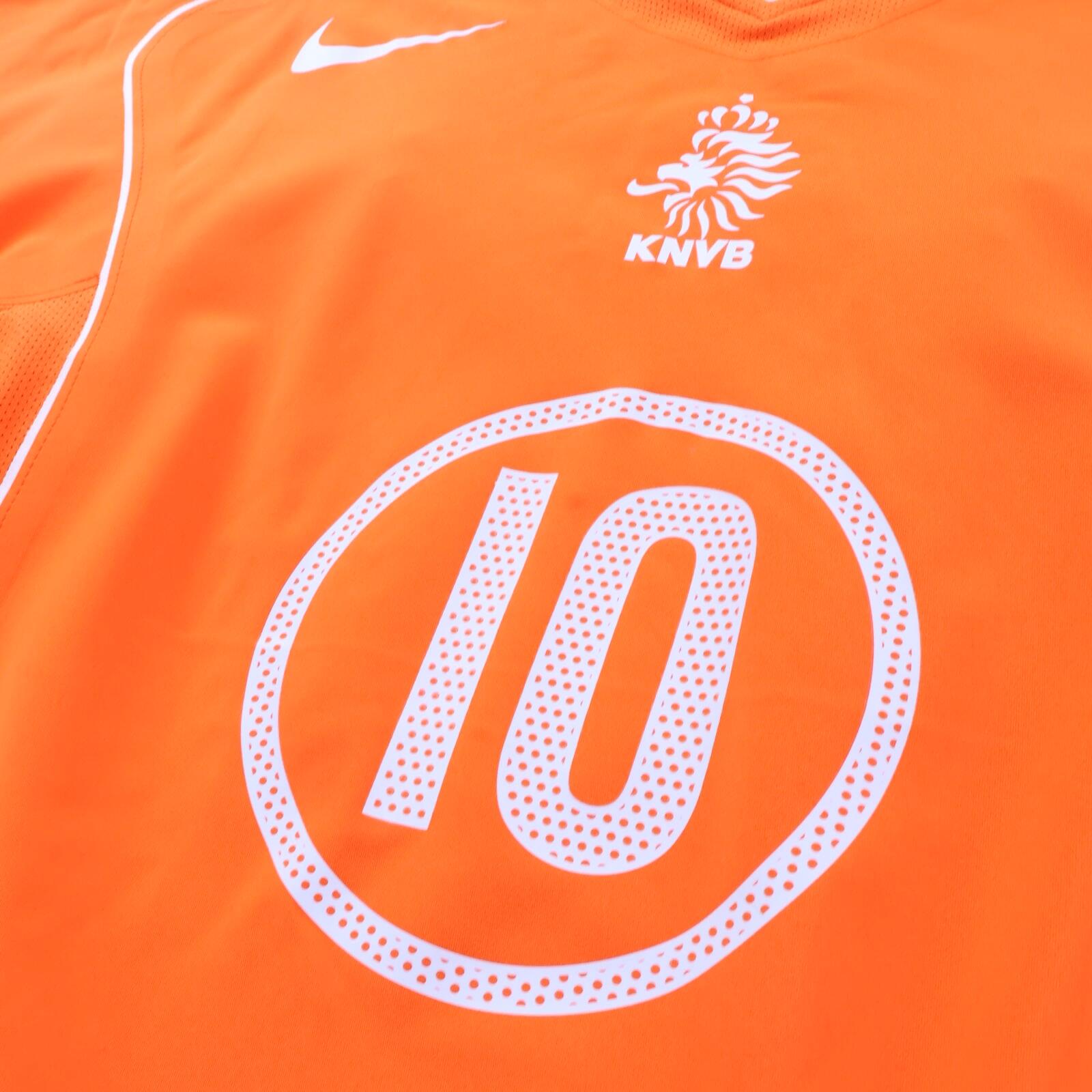 *NWT* Netherlands V.Nistelrooy #10 2004/06 Home Shirt (Limited Edition Player) - L