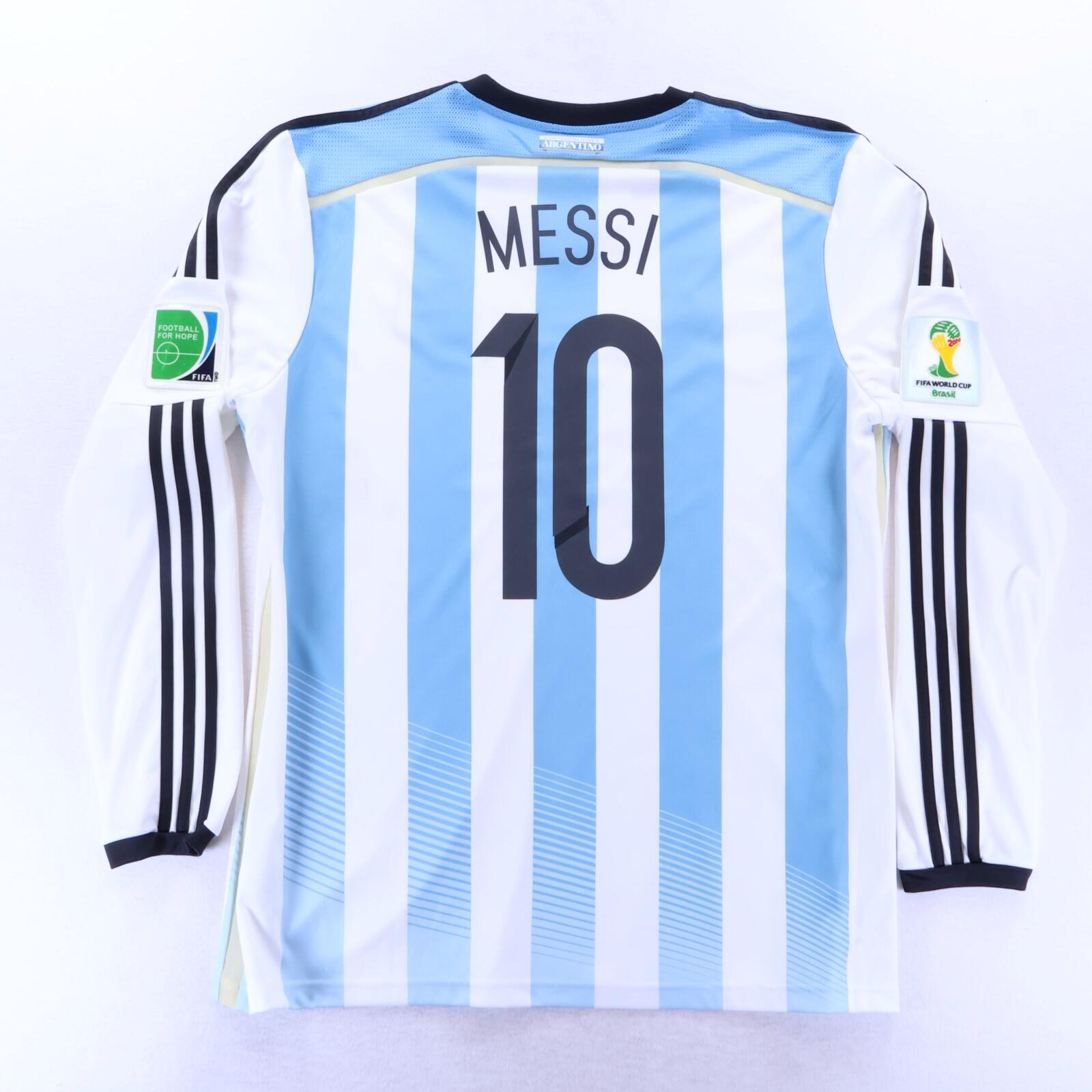 Argentina Messi #10 2014 Home Shirt - XL