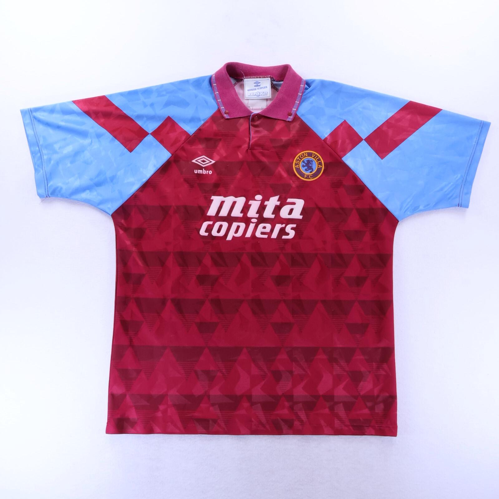 Aston Villa 1990/92 Home Shirt - XL