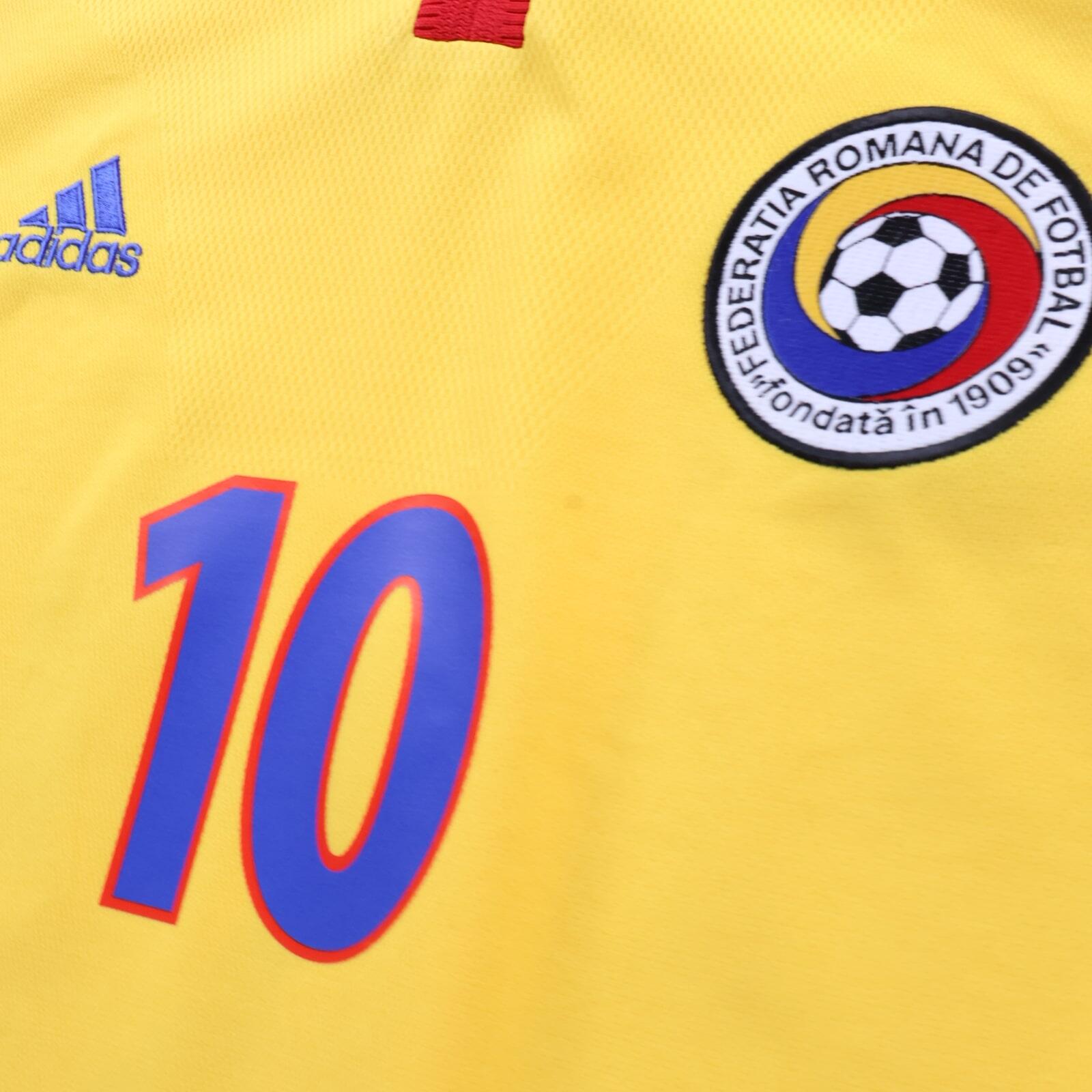 *MINT* Romania Hagi #10 2000/02 Home Shirt - XL