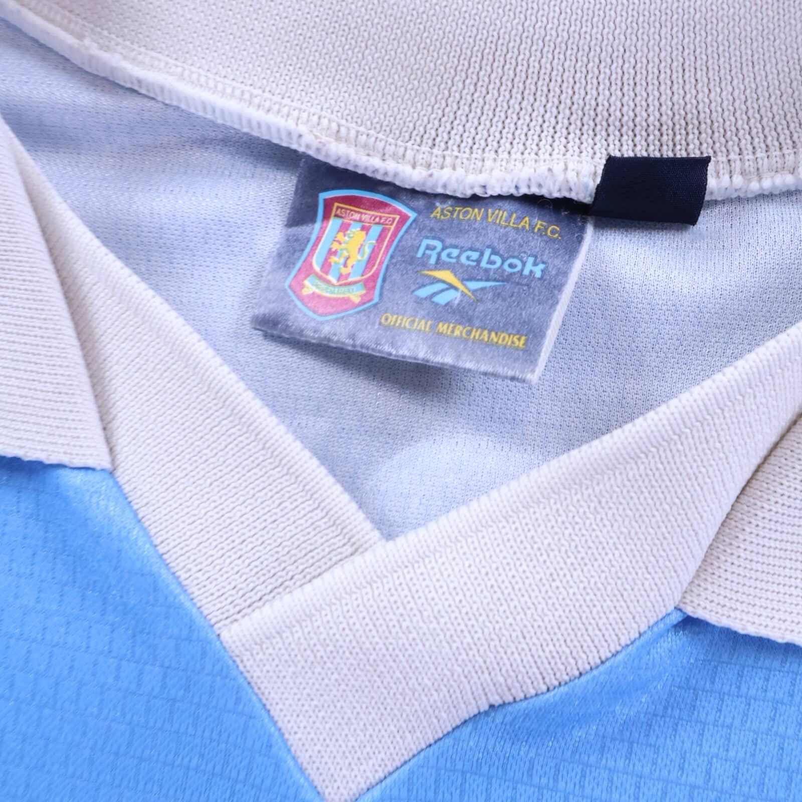 Aston Villa Yorke #10 1997/98 Away Shirt - L