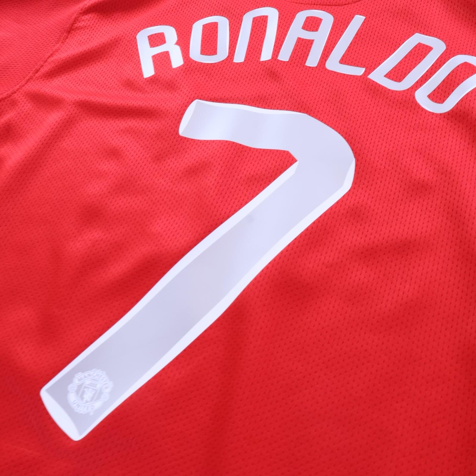 Manchester United Ronaldo #7 2007/09 Home Shirt - M