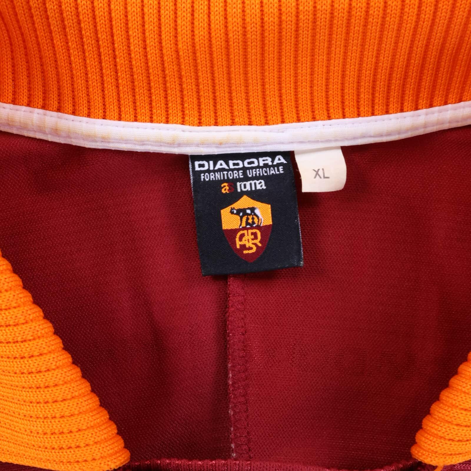 As Roma Totti #10 1998/99 Home Shirt - XL