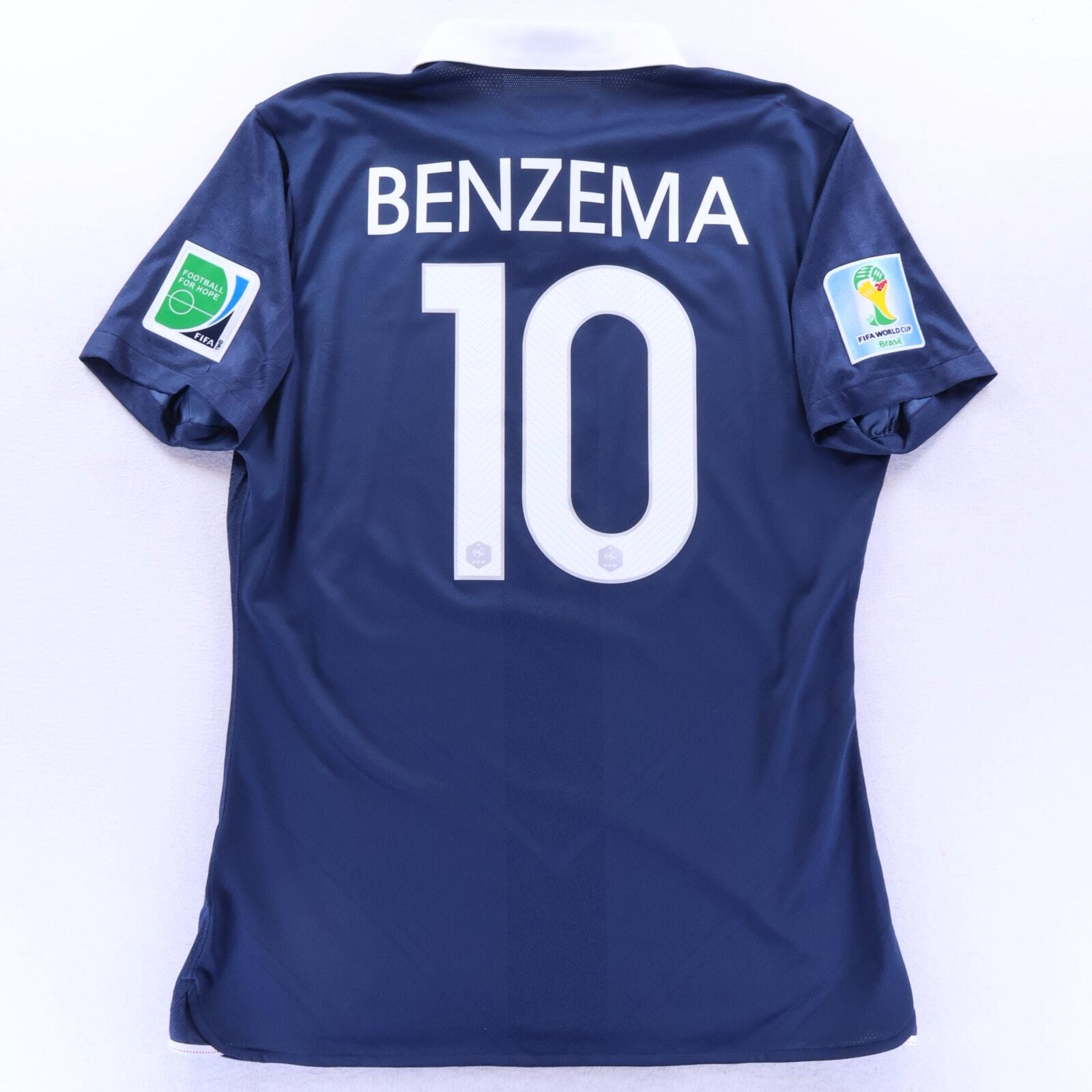 *NWT* France Benzema #10 2014/15 Home Shirt - Player Issue - L