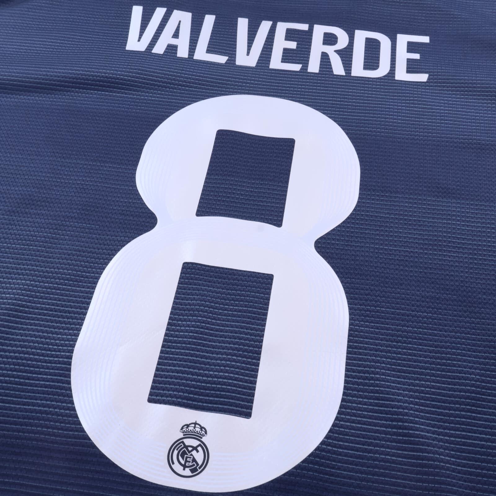 *NWT* Real Madrid Valverde #8 2025/26 Away Shirt - Player Issue - L