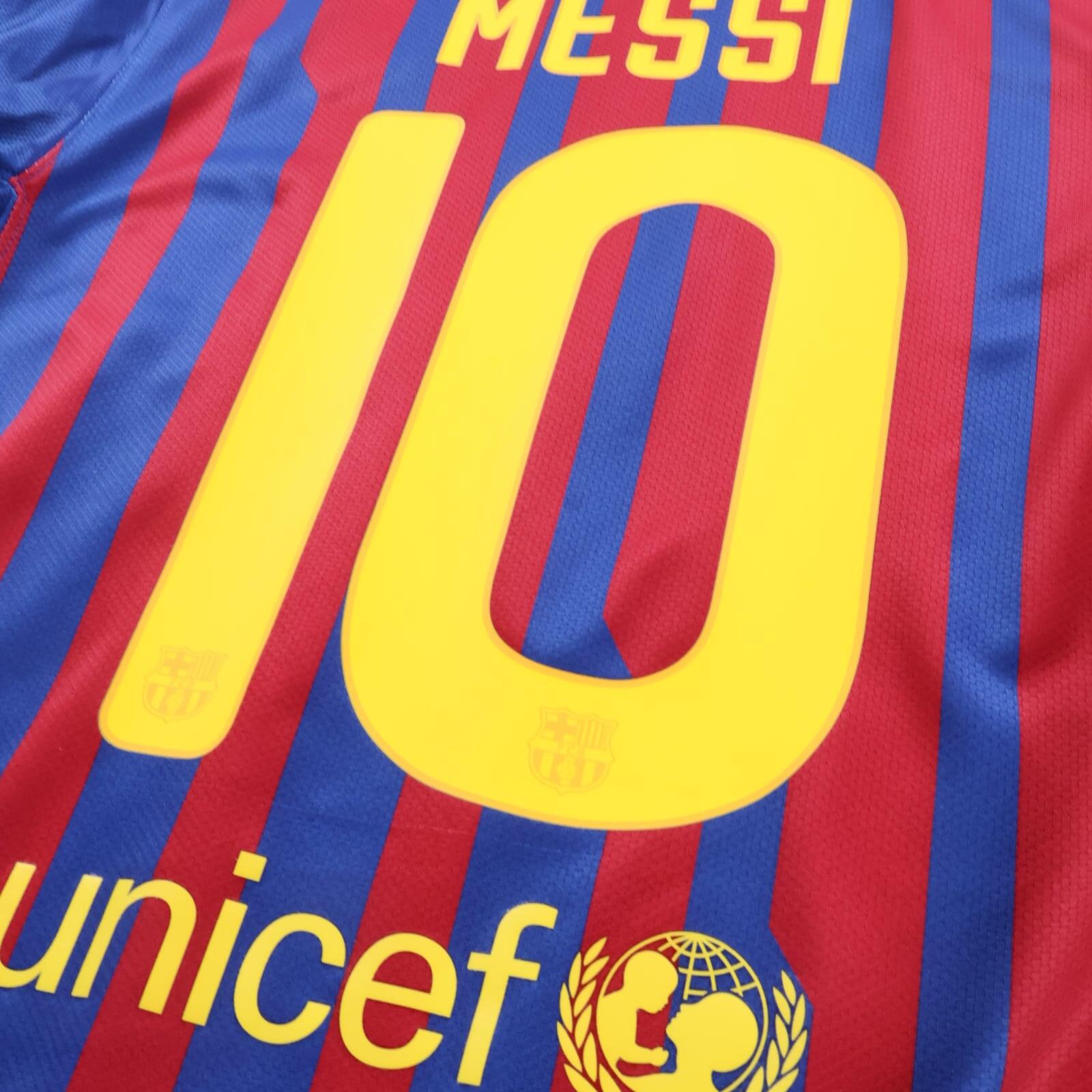 Barcelona Messi #10 2011/12 Home Shirt - S