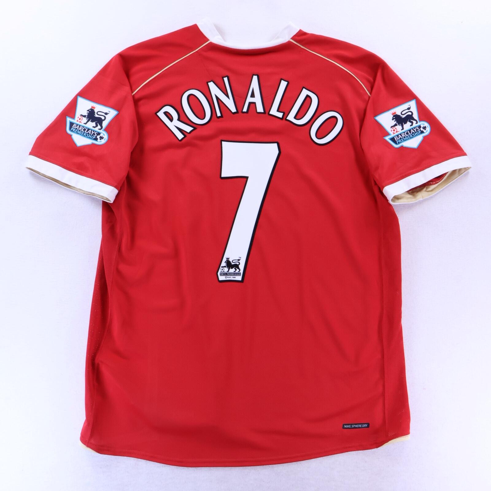 *MINT* Manchester United Ronaldo #7 2006/07 Home Shirt - L