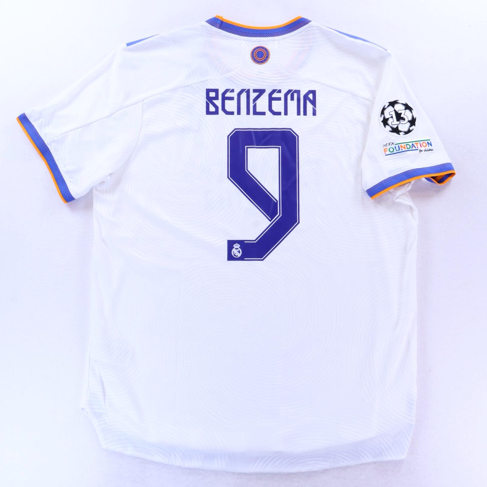 *NWT* Real Madrid Benzema #9 2021/22 Home Shirt - XL