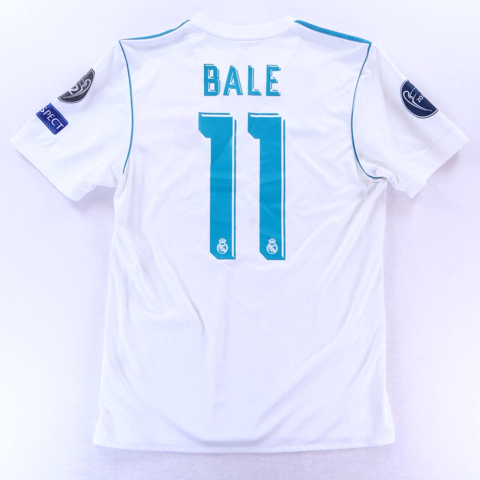 Real Madrid Bale #11 2017/18 Home Shirt - M