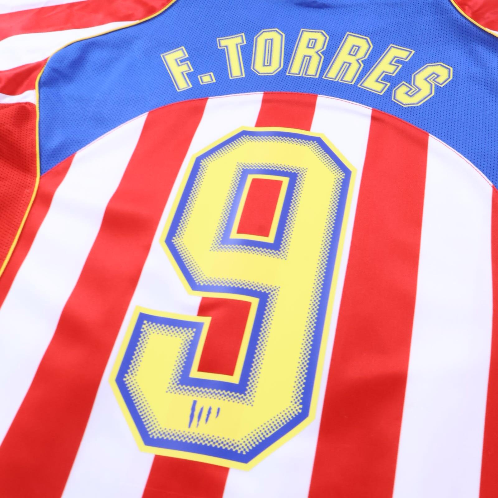 *MINT* Atlético De Madrid F. Torres #9 2004/05 Home Shirt - L