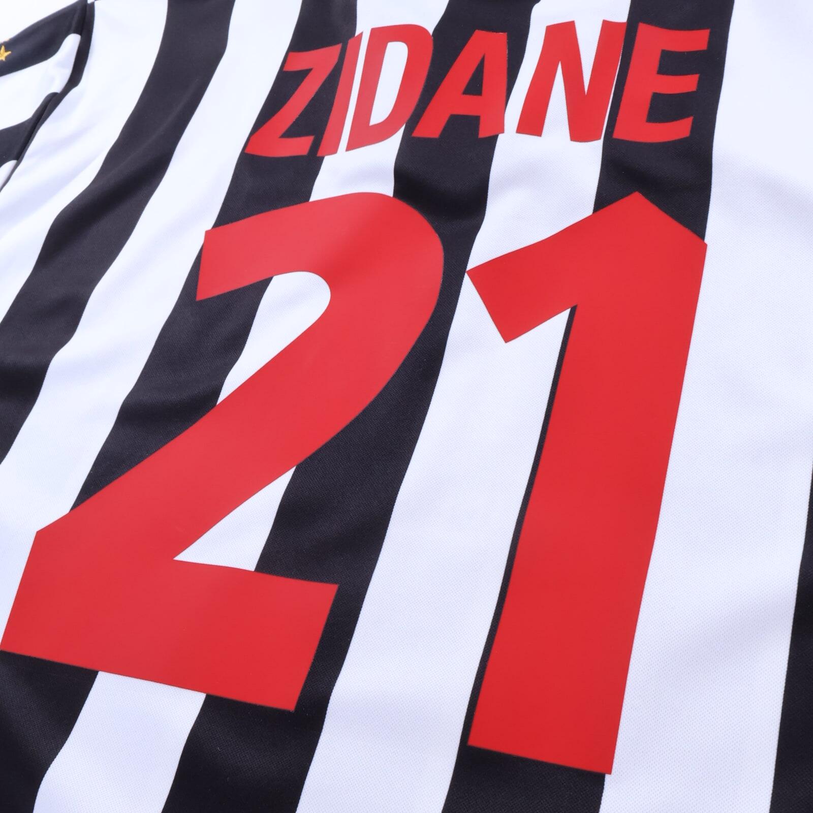 Juventus Zidane #21 1998/99 Home Shirt - 2XL