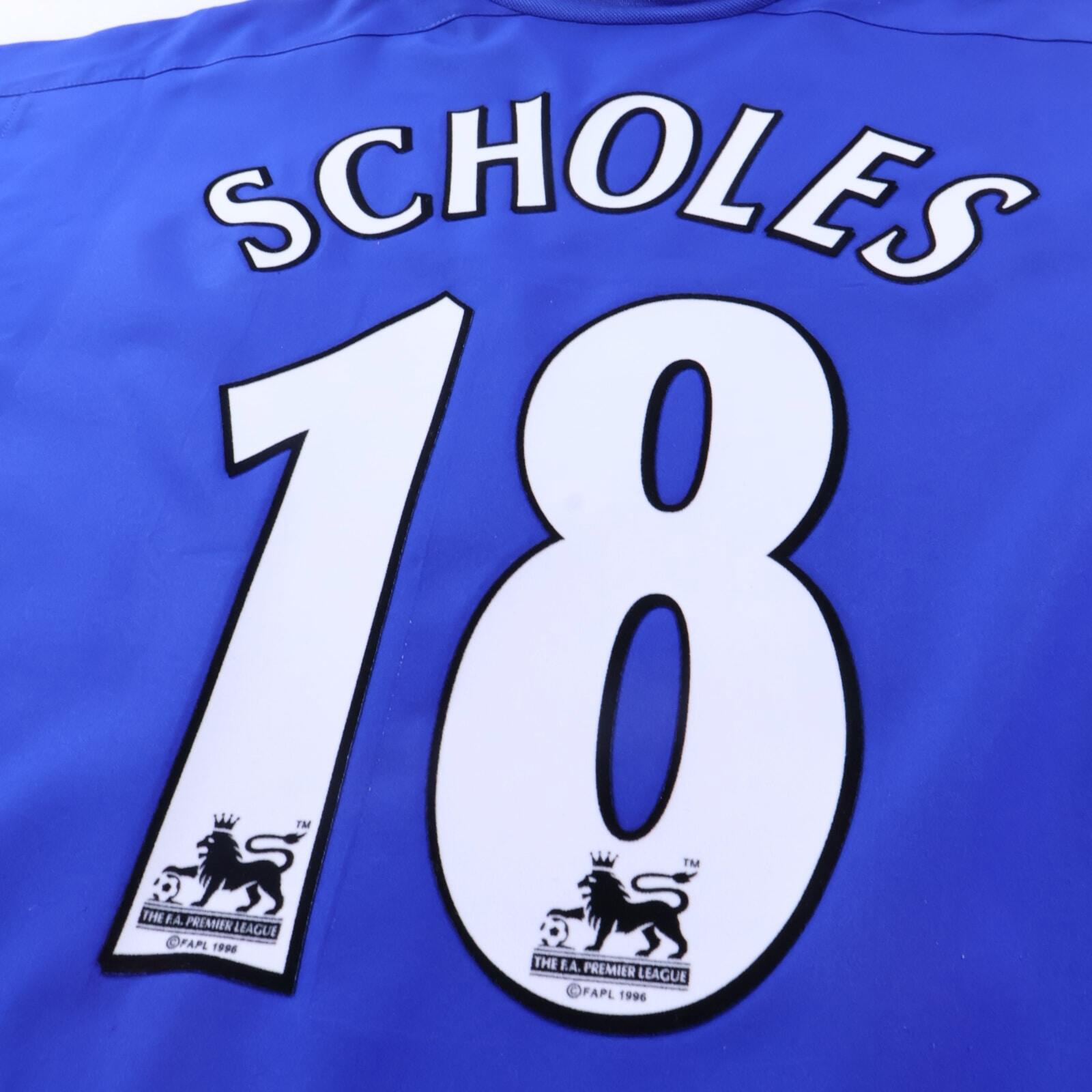 Manchester United Scholes #18 2002/03 Third Shirt - XL