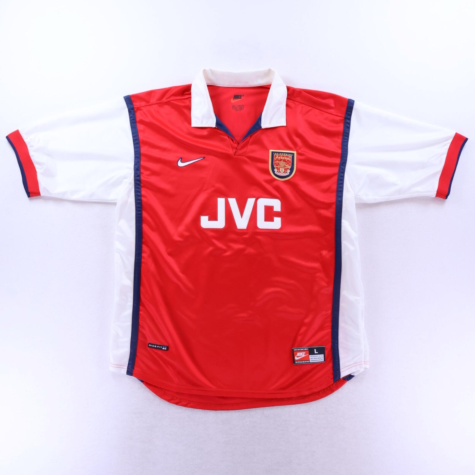 Arsenal Overmars #11 1998/99 Home Shirt - L