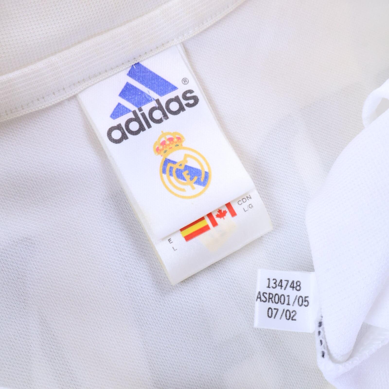 Real Madrid Zidane #5 2002/03 Home Shirt - L