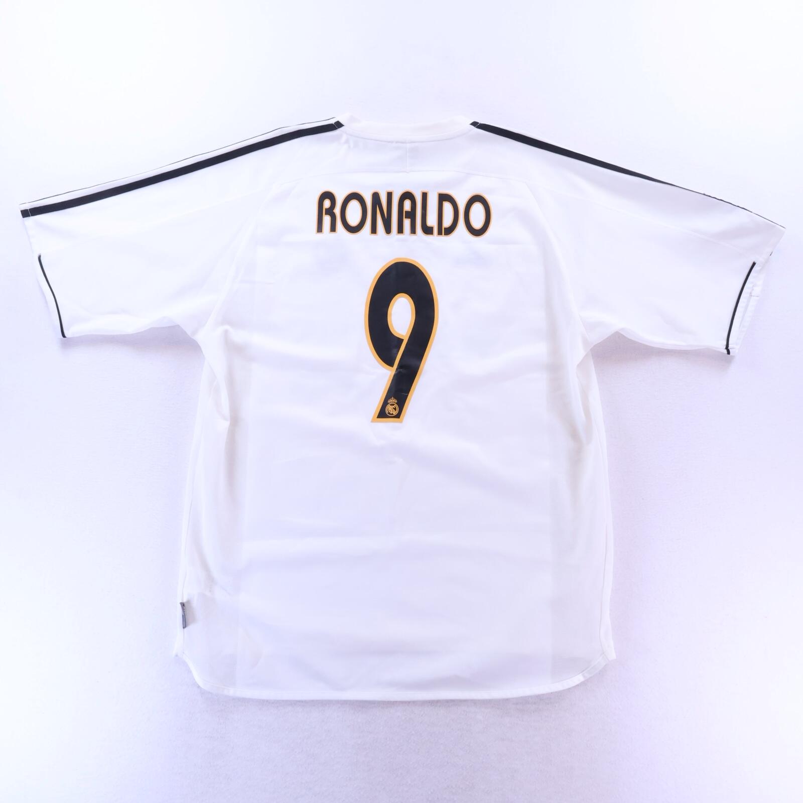 Real Madrid Ronaldo #9 2003/04 Home Shirt - L