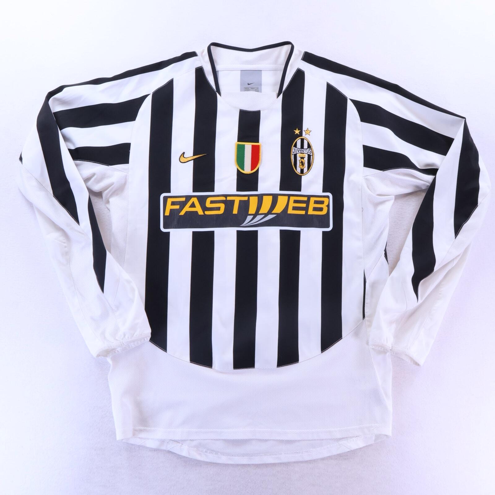 Juventus Nedved #11 2003/04 Home Shirt - Long Sleeve - M