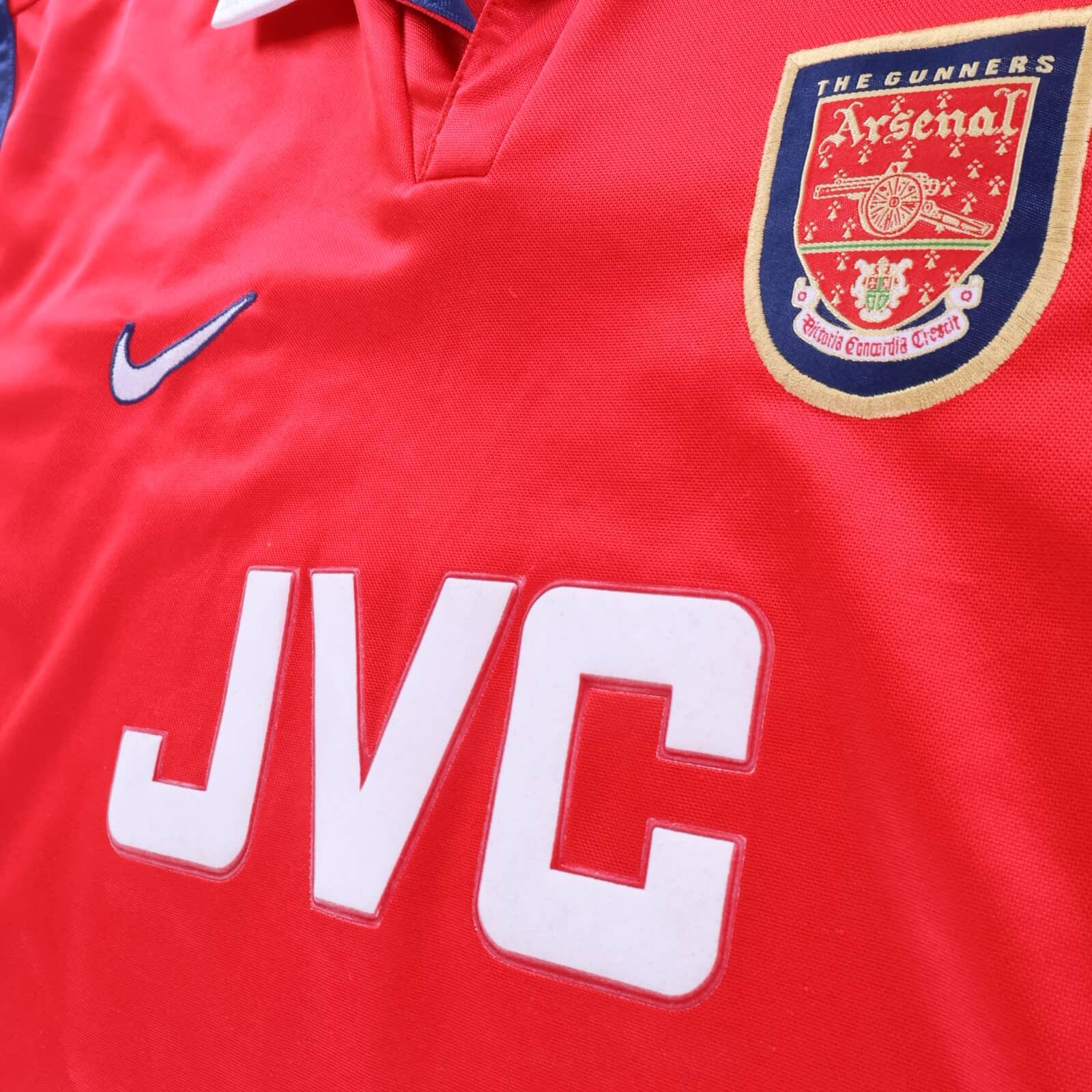 Arsenal Bergkamp #10 1998/99 Home Shirt - Long Sleeve - M