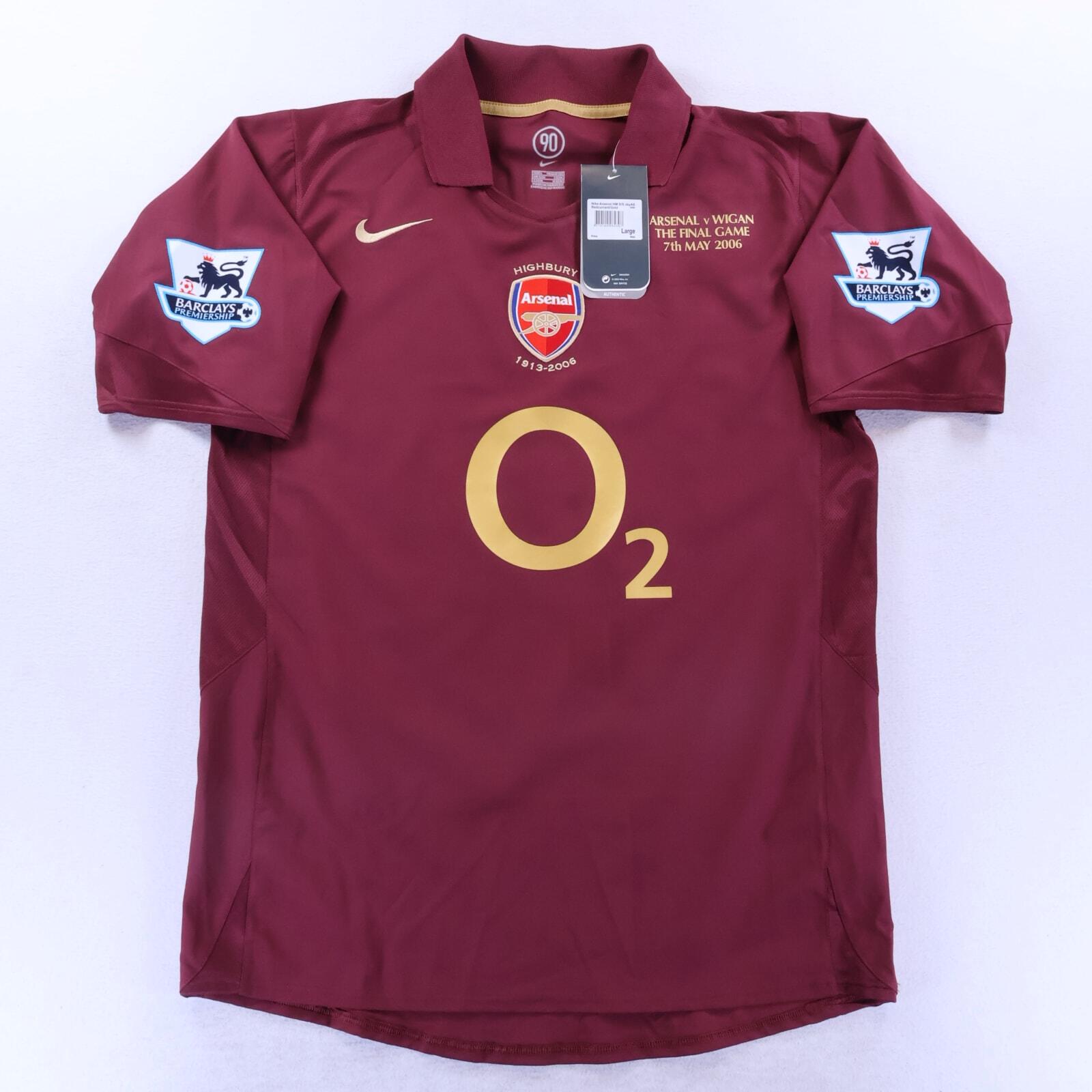 *NWT* Arsenal 2005/06 Home Shirt - L