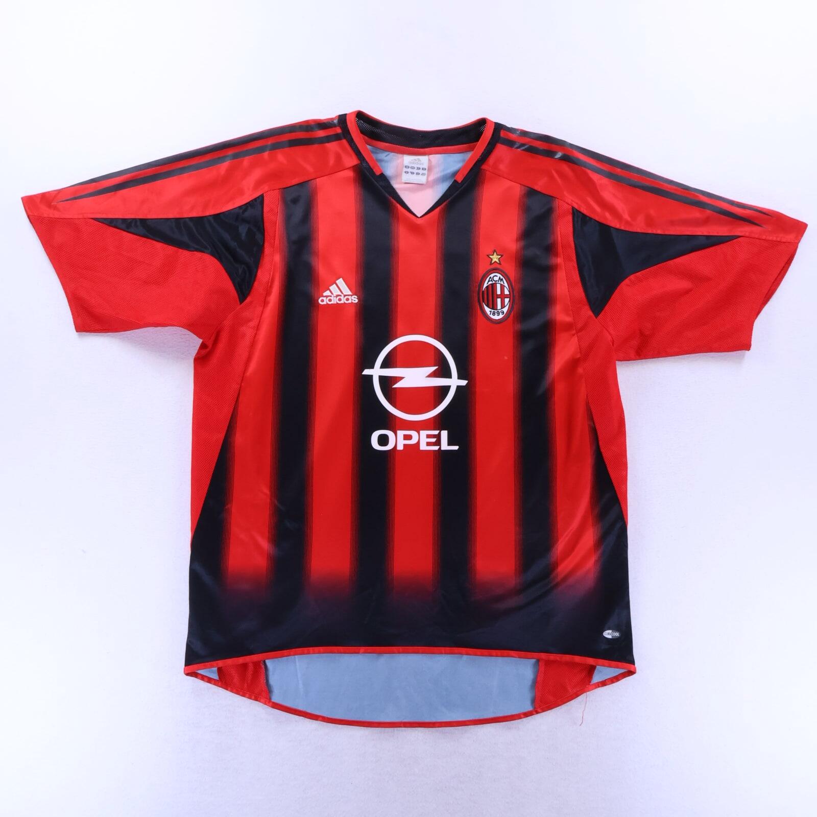 Ac Milan Maldini #3 2004/05 Home Shirt - L