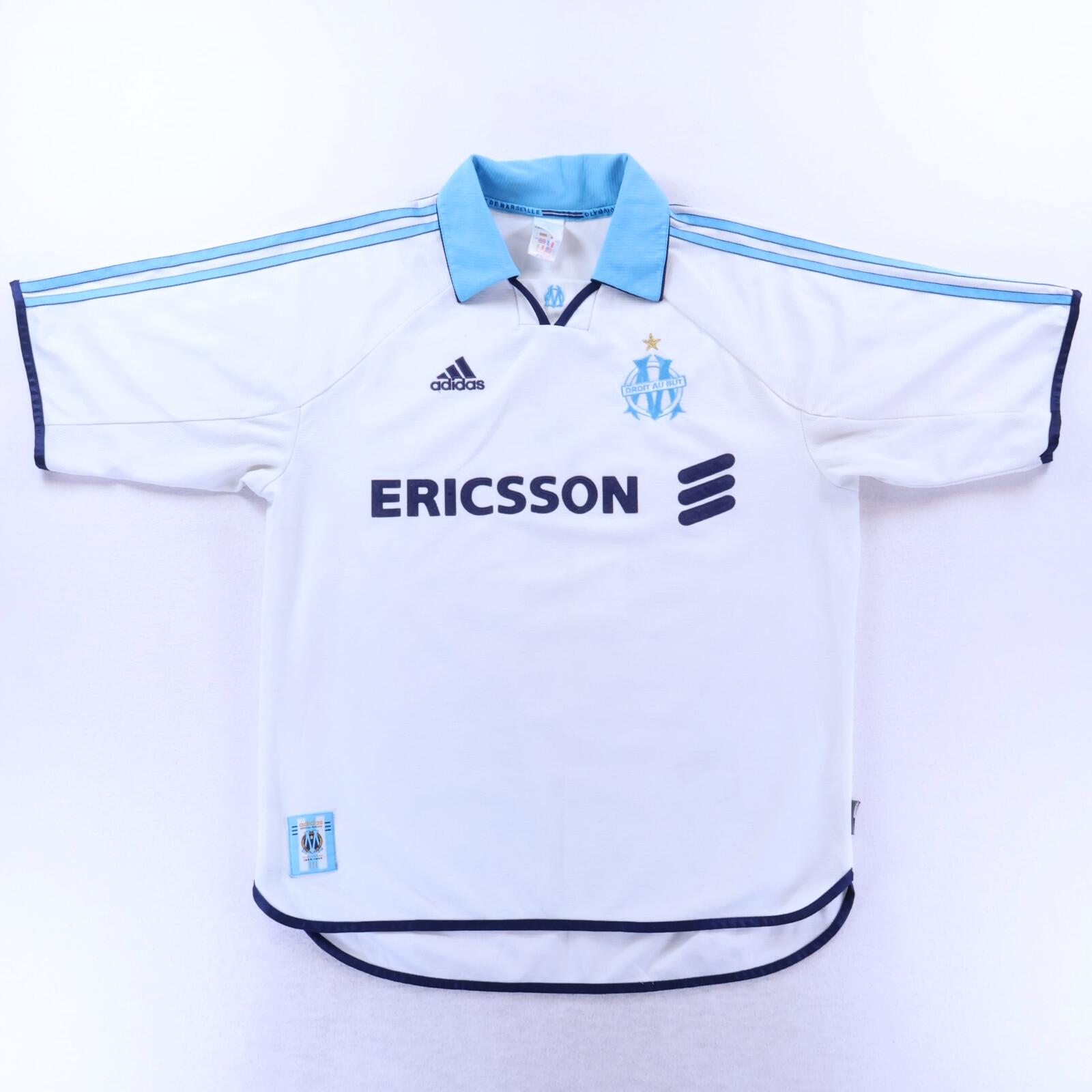 Marseille Ravanelli #11 1999/00 Home Shirt - L