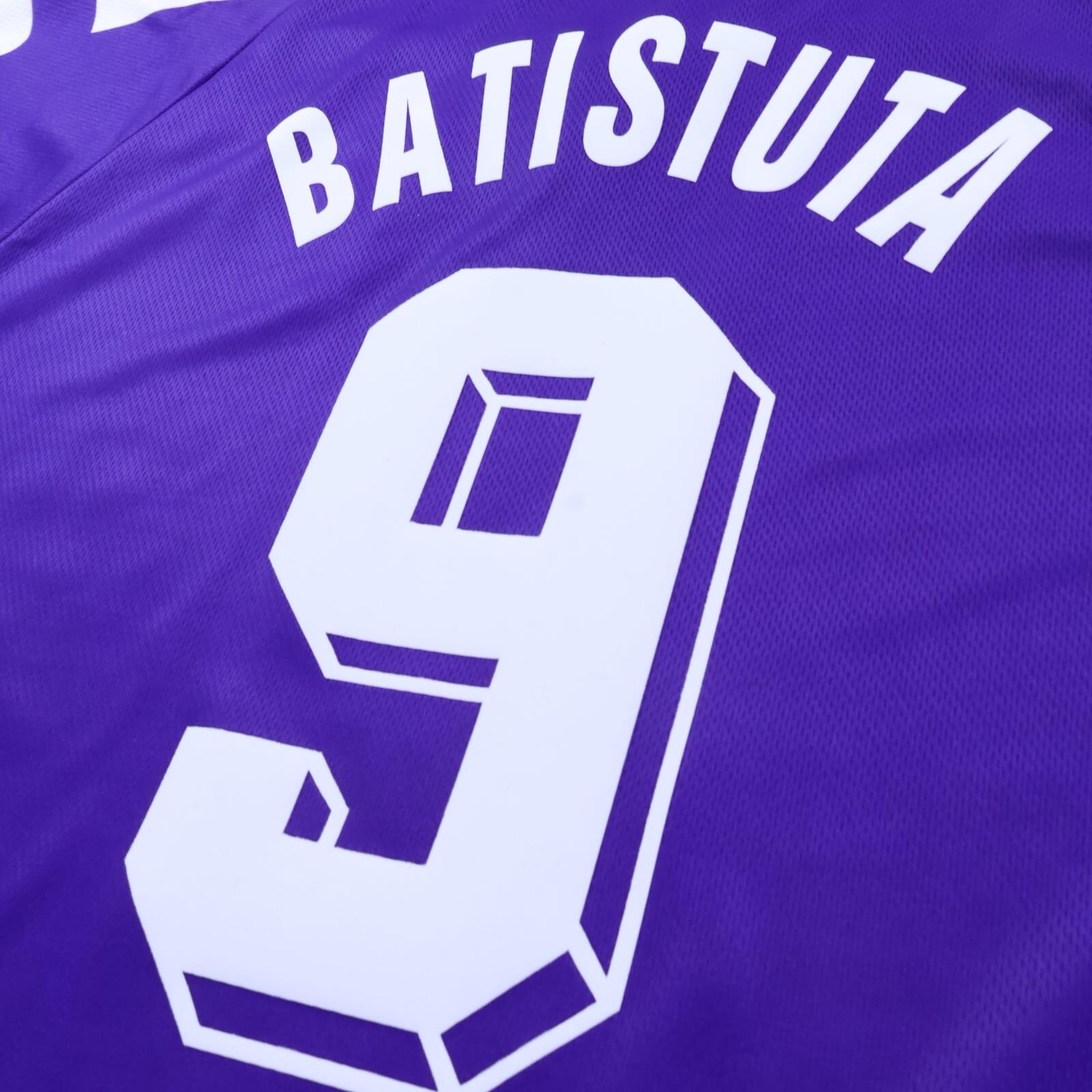 Fiorentina Batistuta #9 1998/99 Home Shirt - L