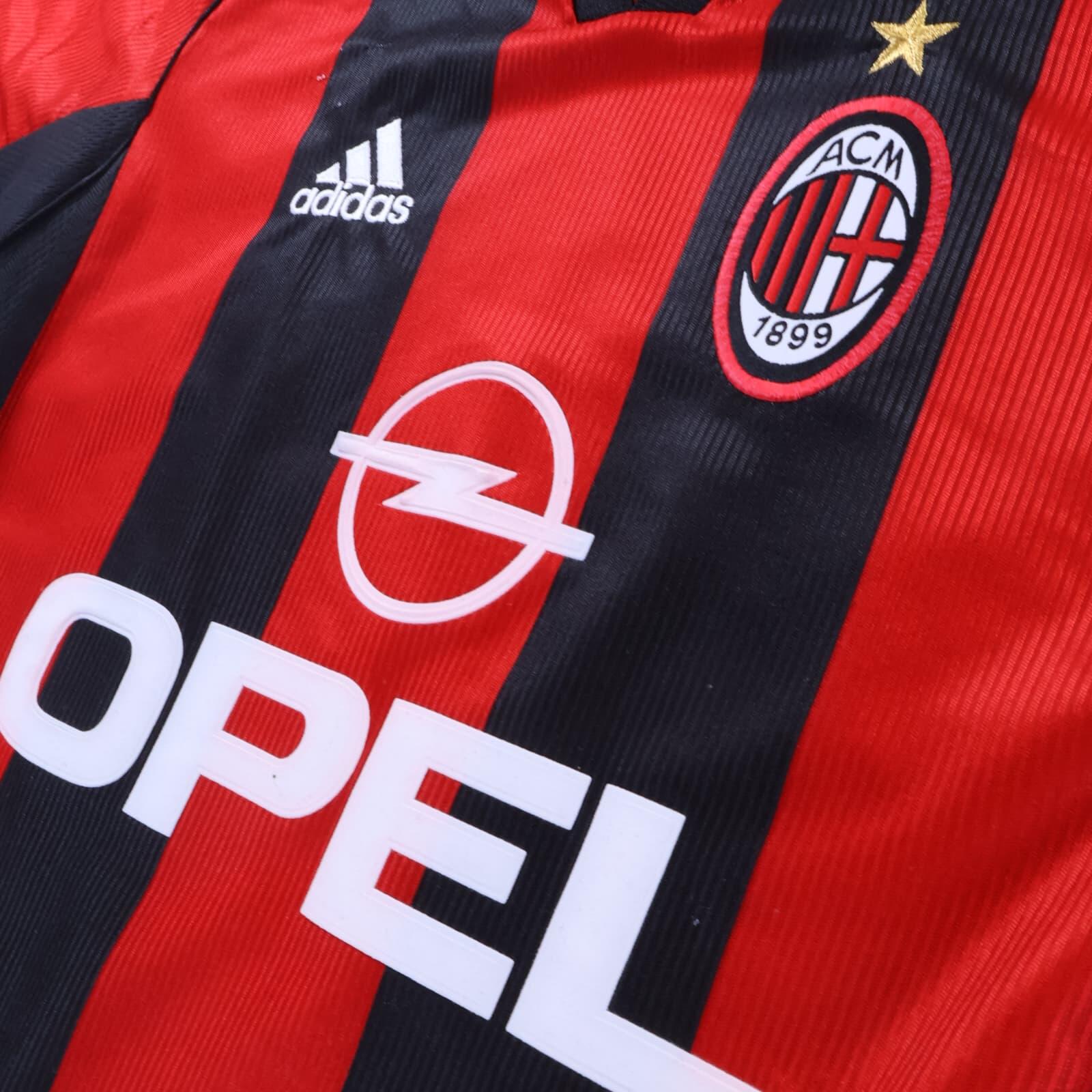 Ac Milan Maldini #3 1998/00 Home Shirt - L