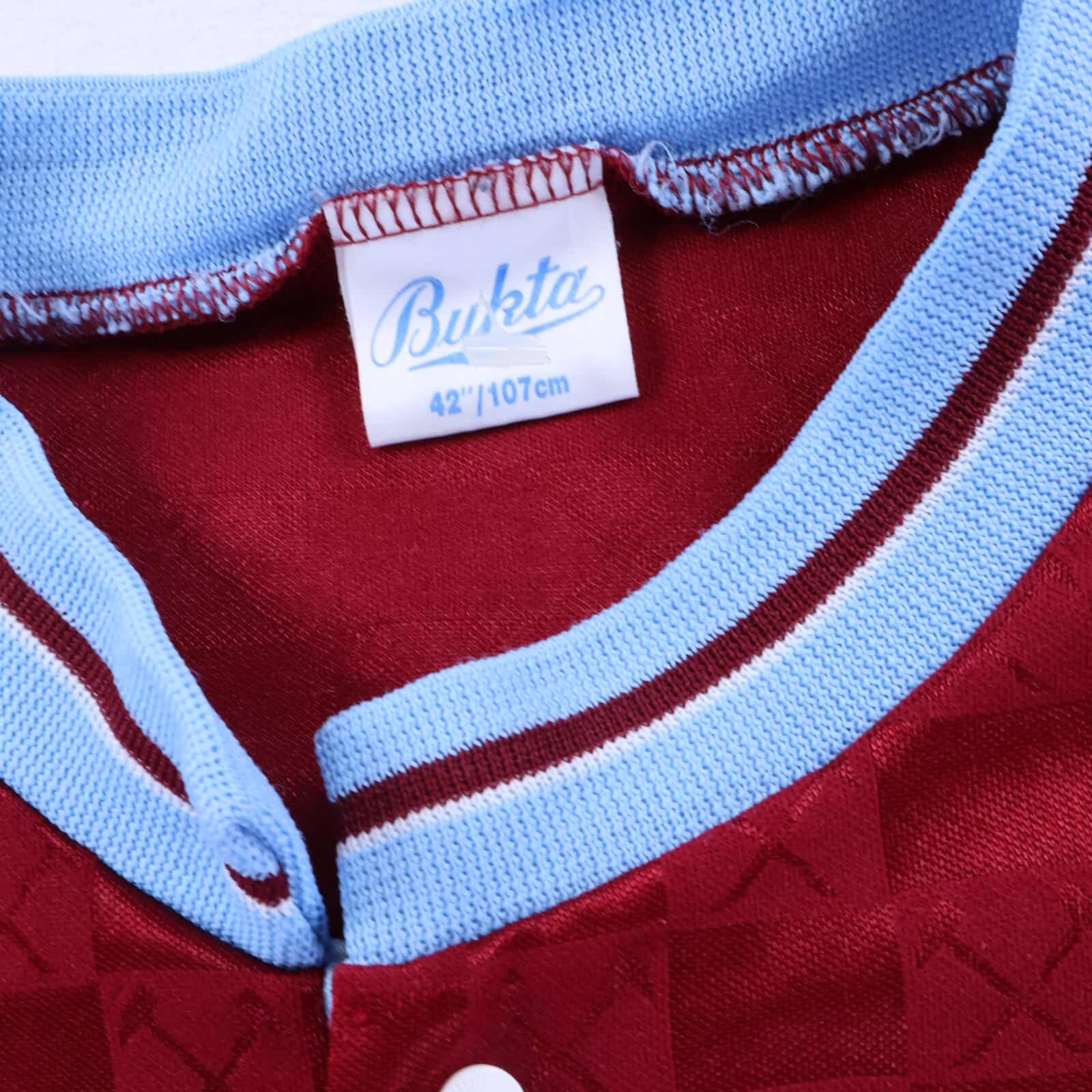 West Ham United 1990/91 Home Shirt - XL