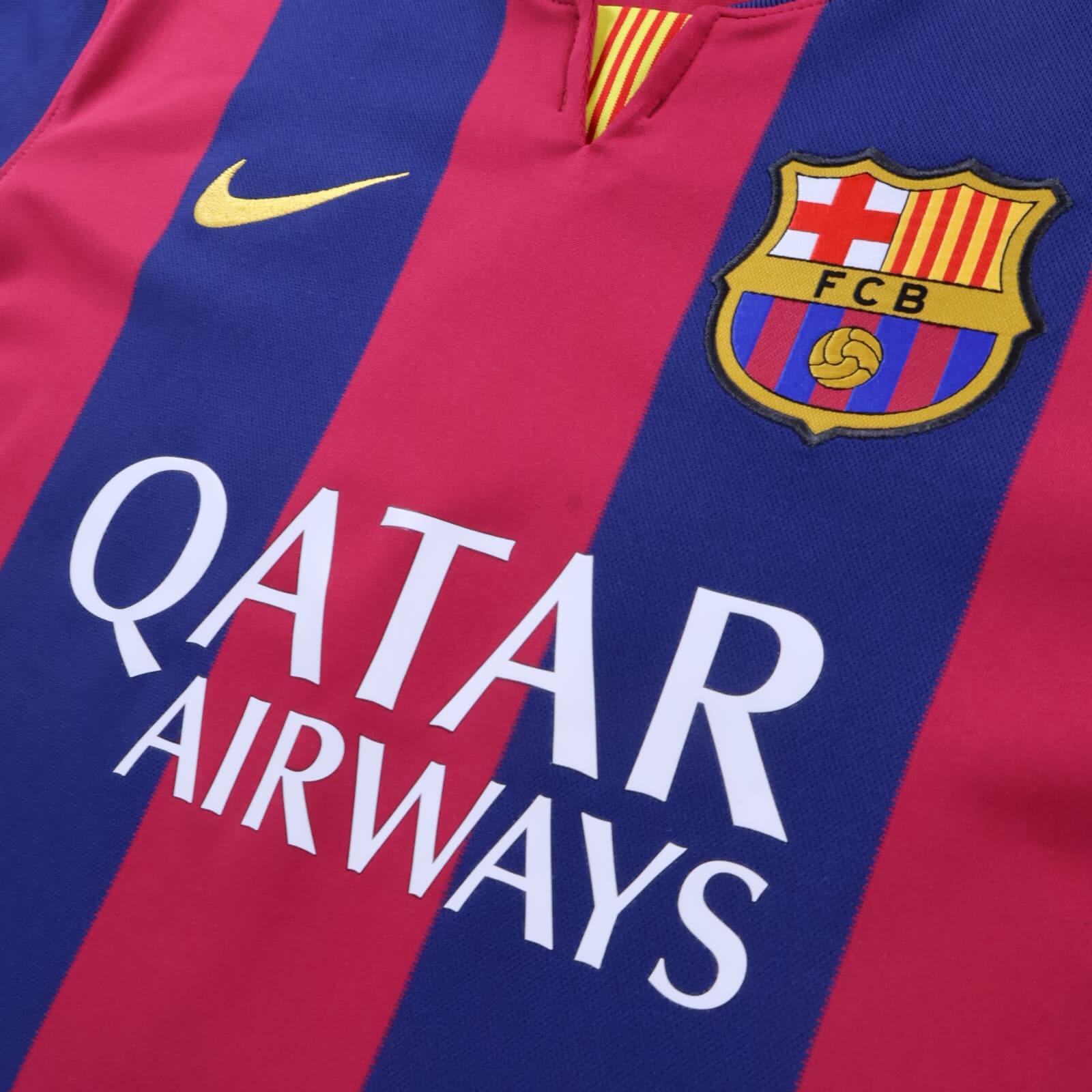 *MINT* Barcelona Xavi #6 2014/15 Home Shirt - L