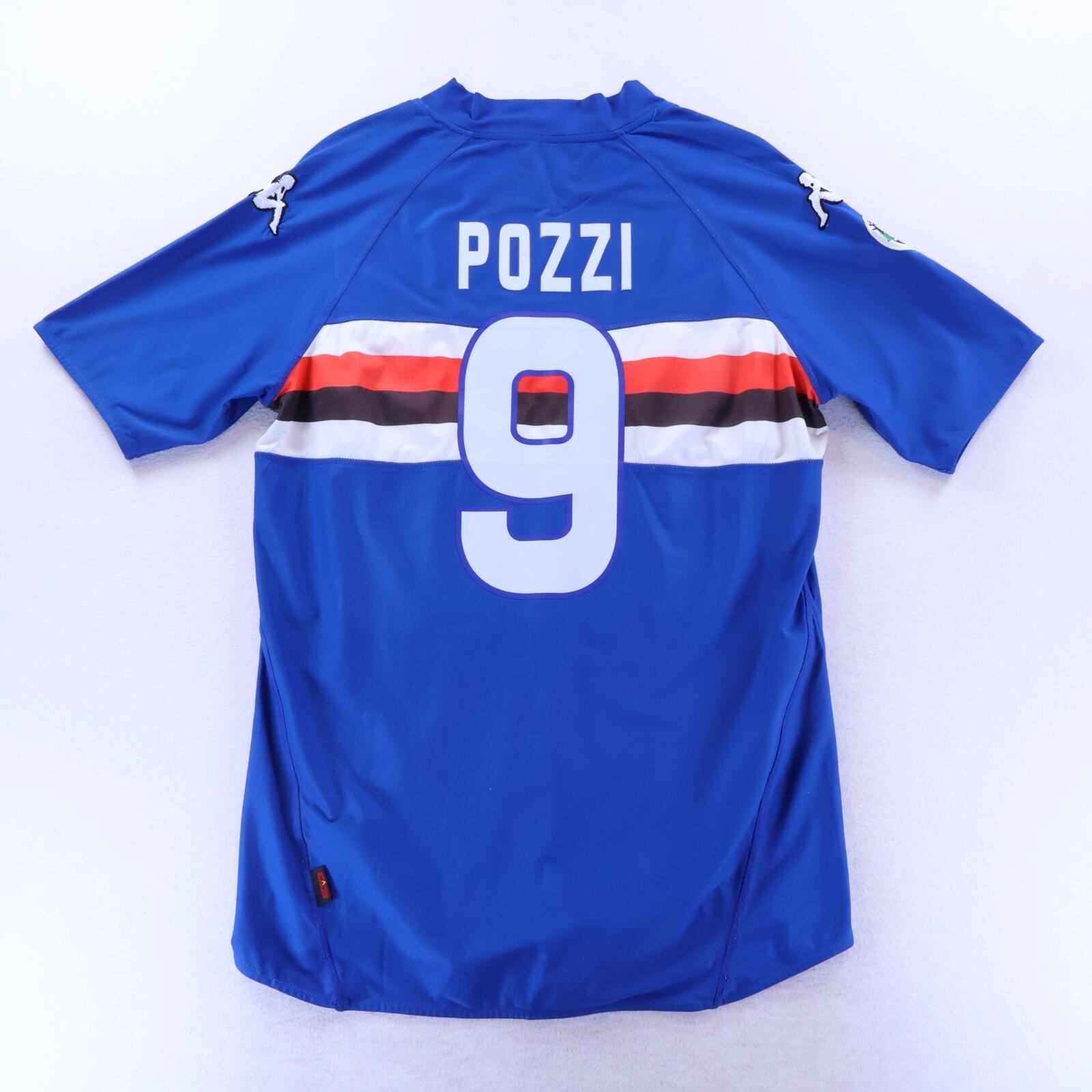 Sampdoria Pozzi #9 2009/10 Home Shirt - M