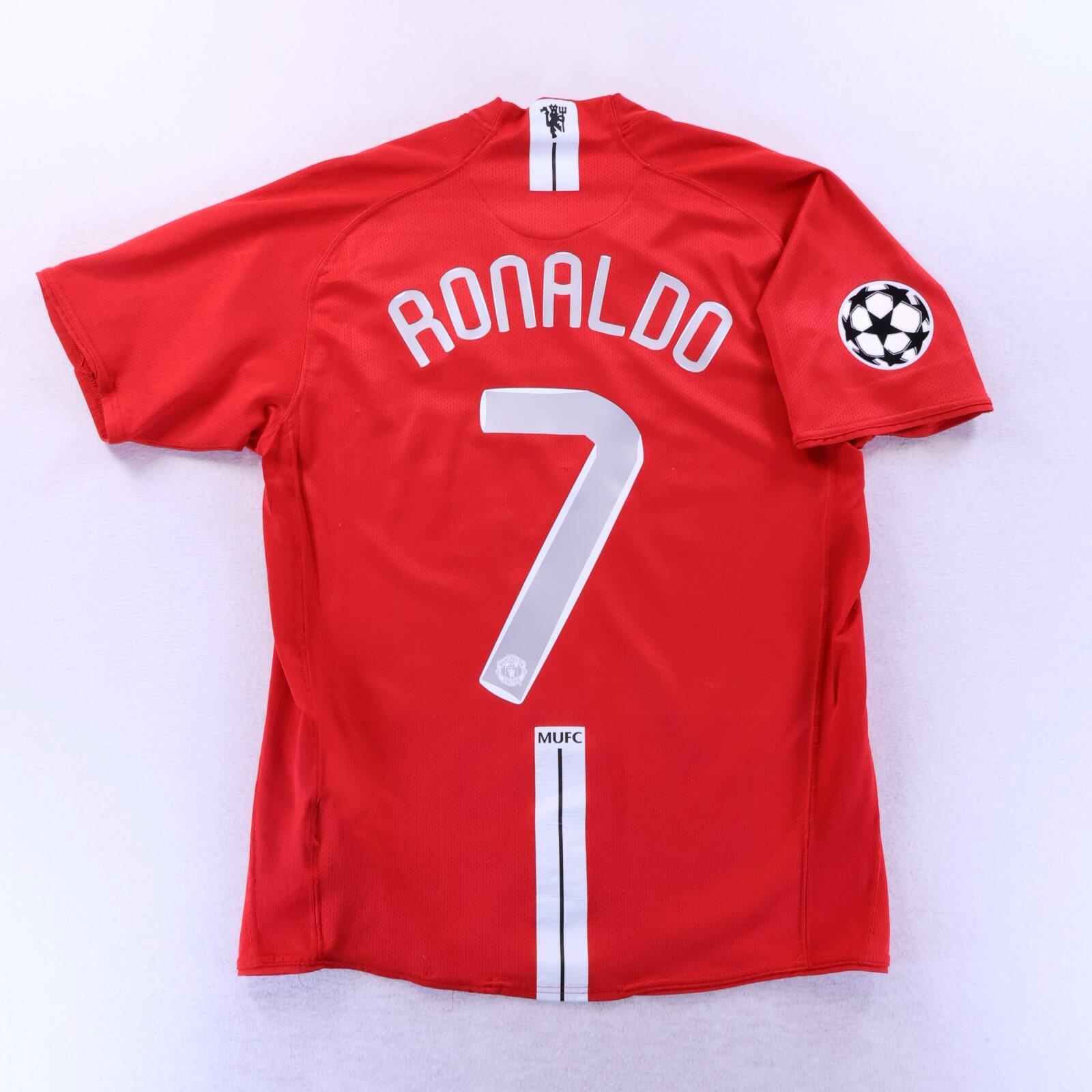 Manchester United Ronaldo #7 2007/09 Home Shirt - M