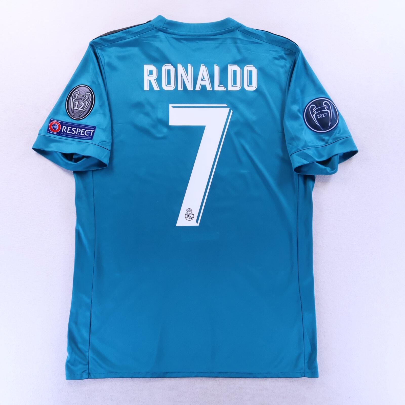 *MINT* Real Madrid Ronaldo #7 2017/18 Third Shirt - M