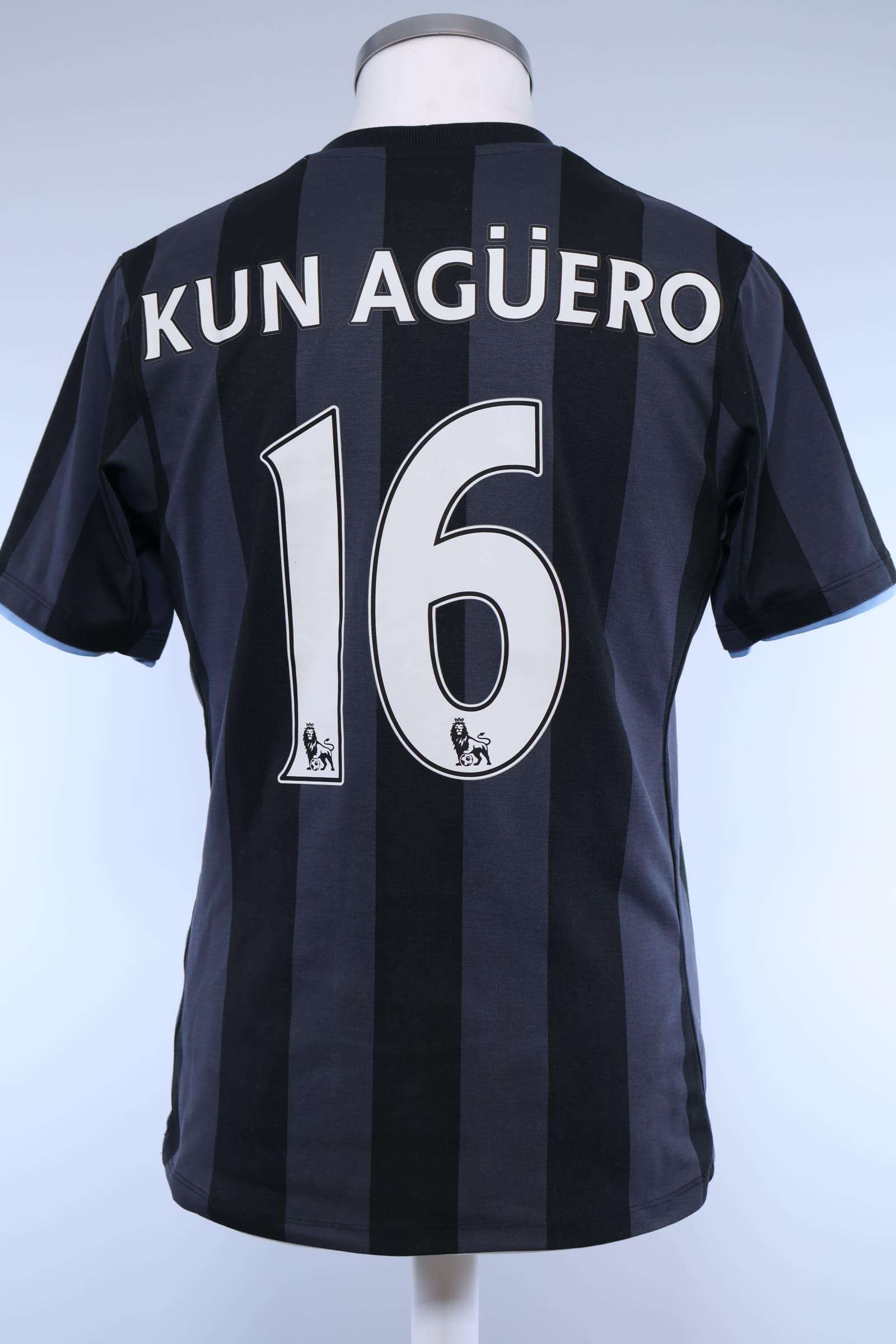 Manchester City 2012/13 Kun Aügero #16 Third Shirt - SAuthentic Original Football Shirt
