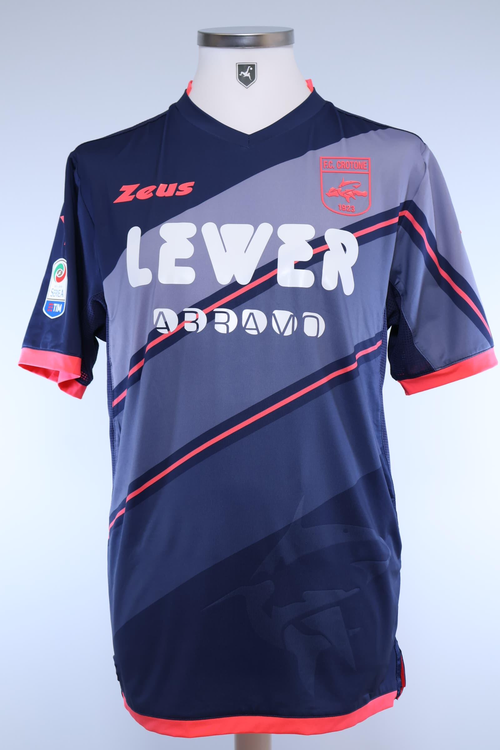 Fc Crotone 2017/18 Mandragora #38 Third Shirt - M Authenic Original Football Shirt