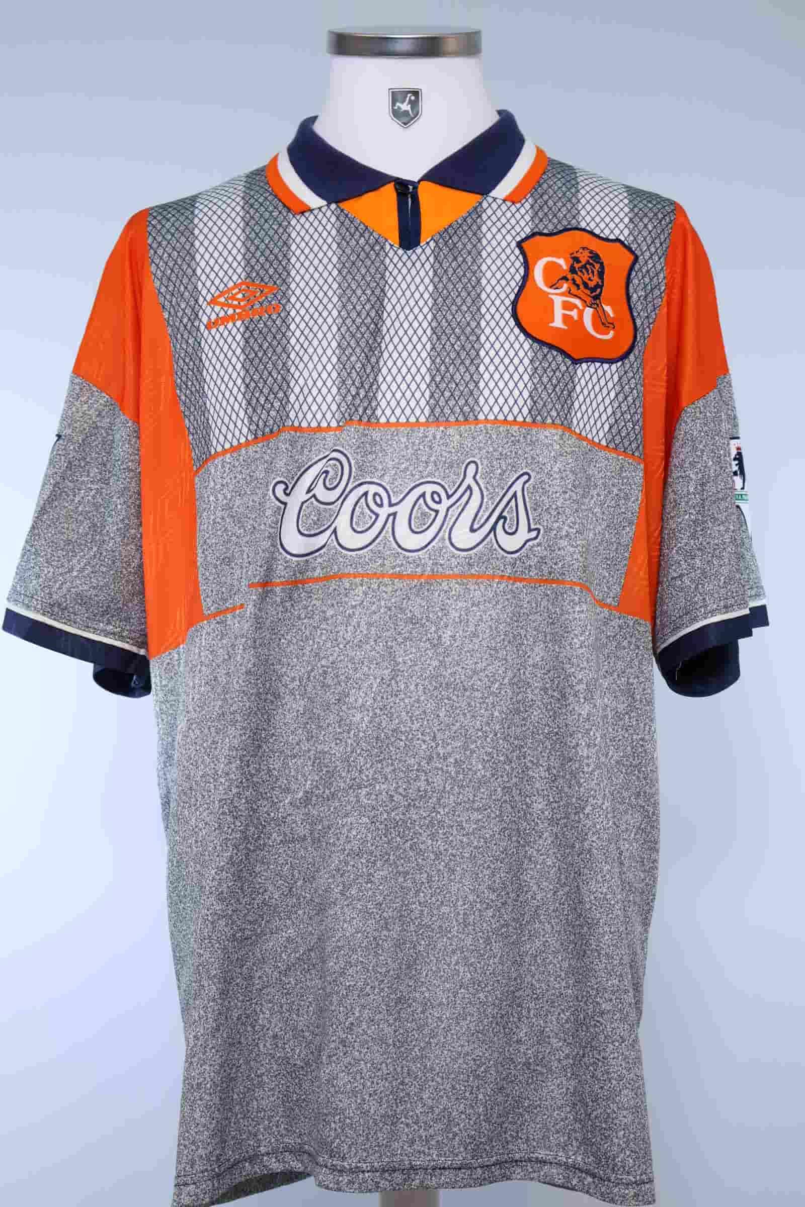 Chelsea 1994/96 Gullit #4 Away Shirt - XL Authenic Original Football Shirt