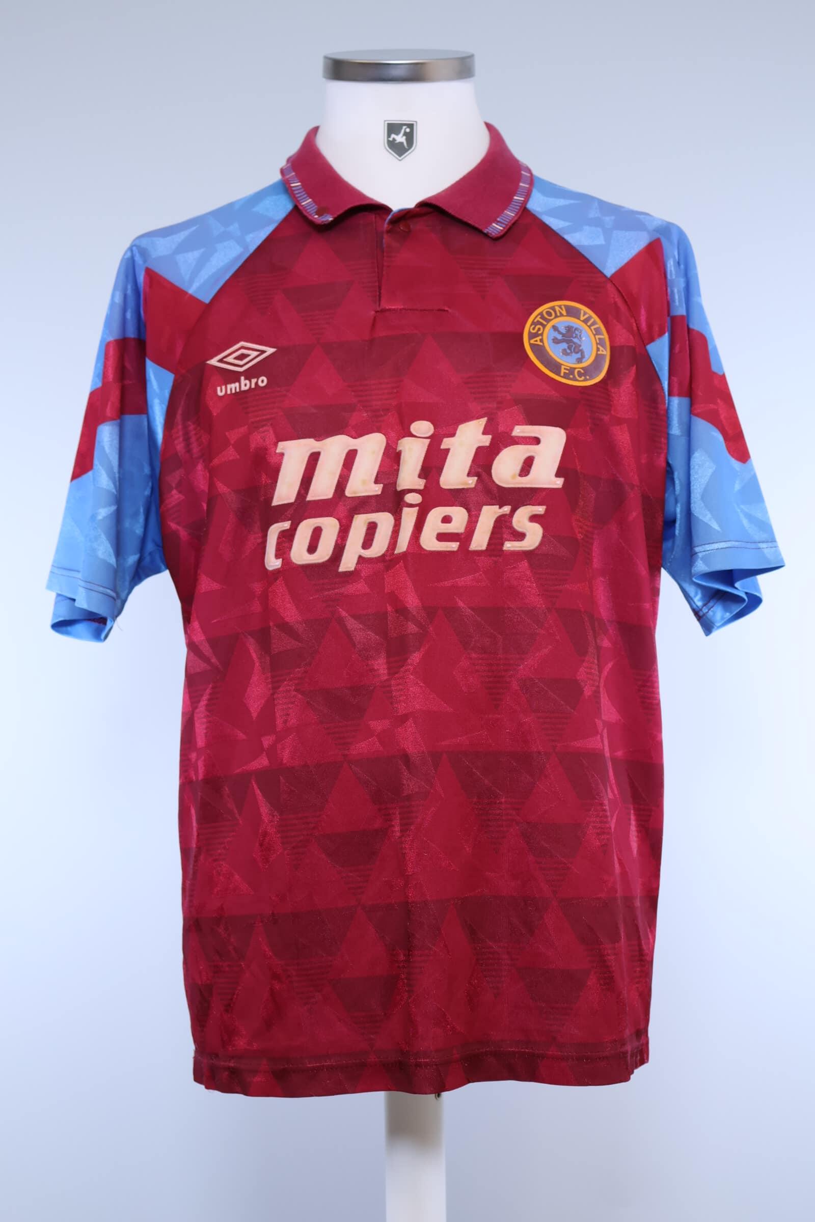Aston Villa 1990/92 Home Shirt - LAuthentic Original Football Shirt