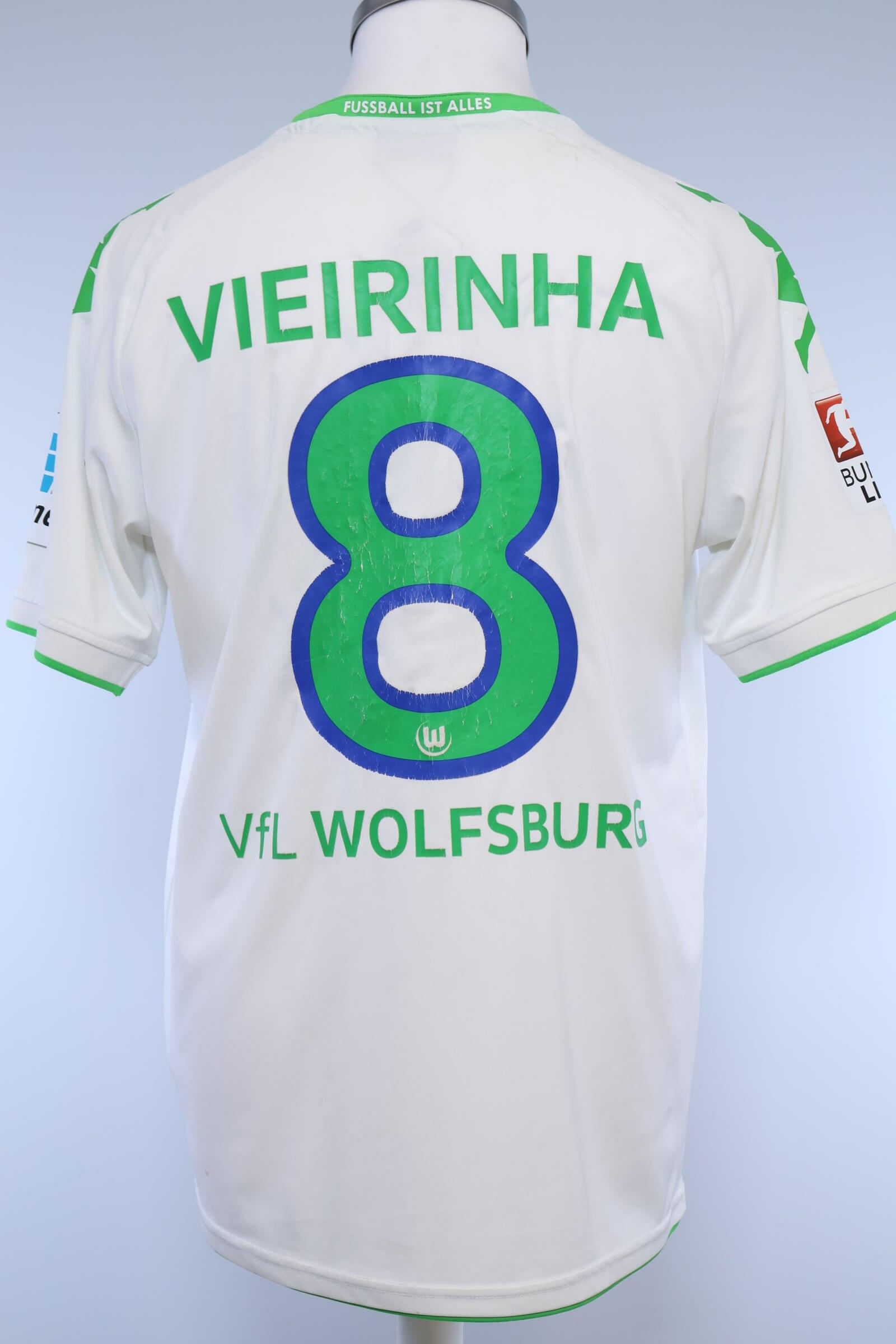 Wolfsburg 2015/16 Vieirinha #8 Home Shirt - MAuthentic Original Football Shirt